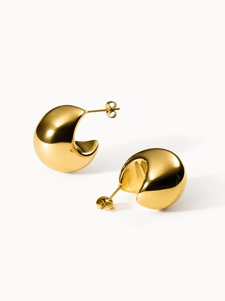 purelei-moonshine-ohrringe-breite-creolen-23-mm-in-gold-silber-ros-gold image 1