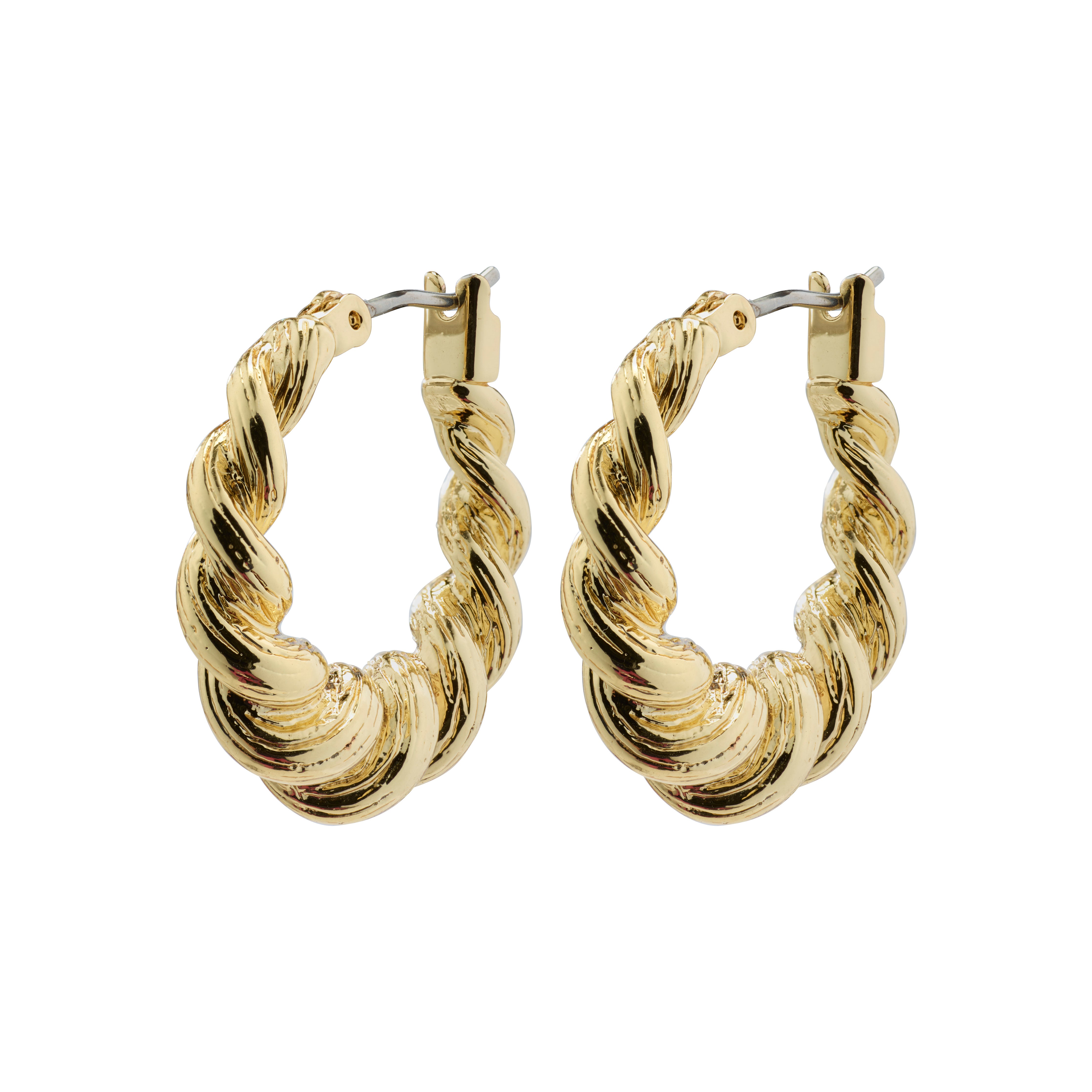 pilgrim-eileen-twirl-huggie-creolen-gold-plattiert image 1