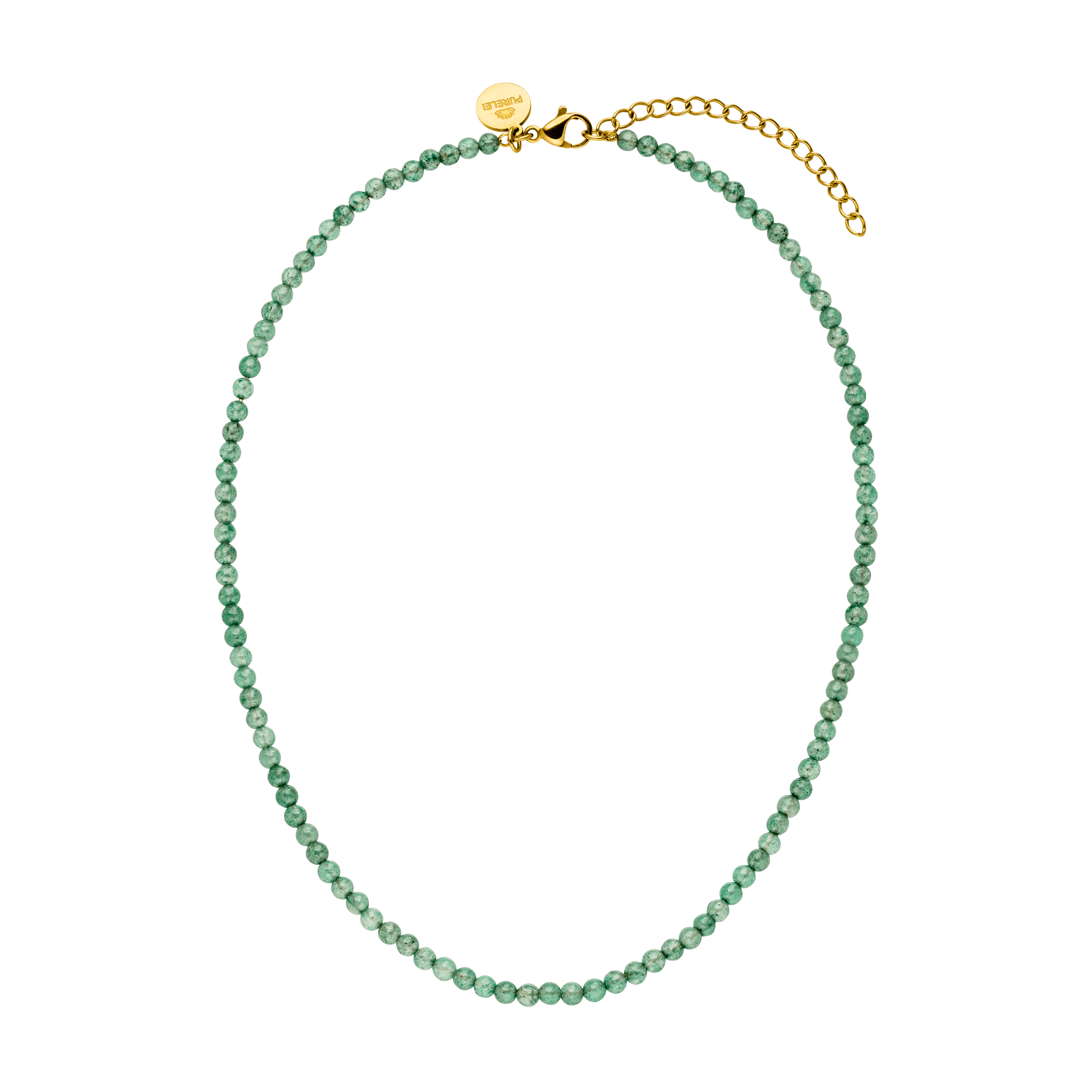purelei-aventurin-kette-edelsteinperlen-gold-silber-ros-gold image 1