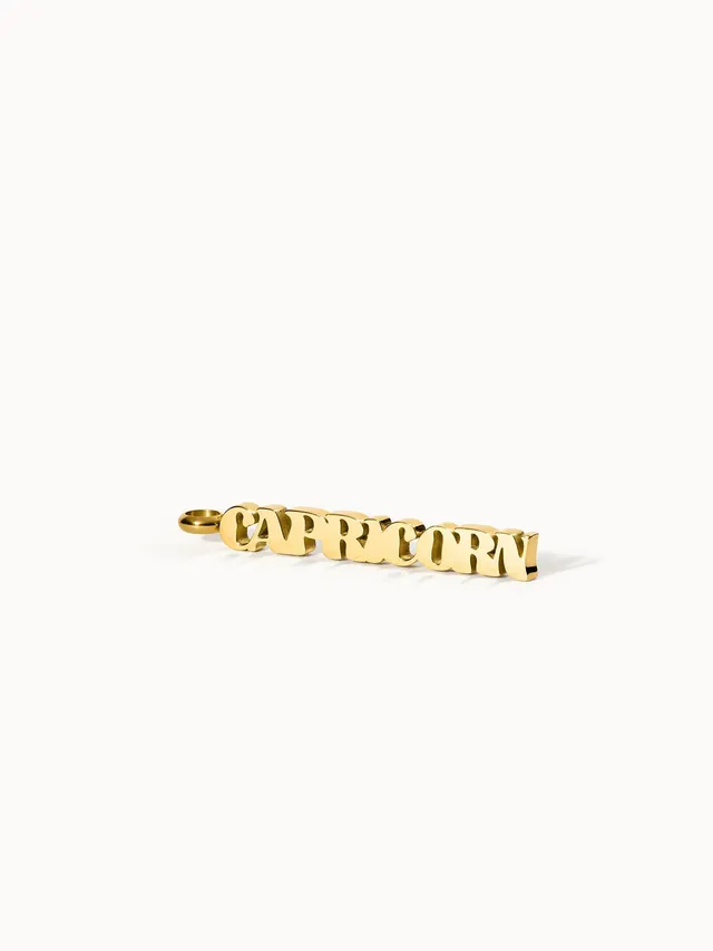 purelei-capricorn-letter-charm-sternzeichen-steinbock-anh-nger image 1