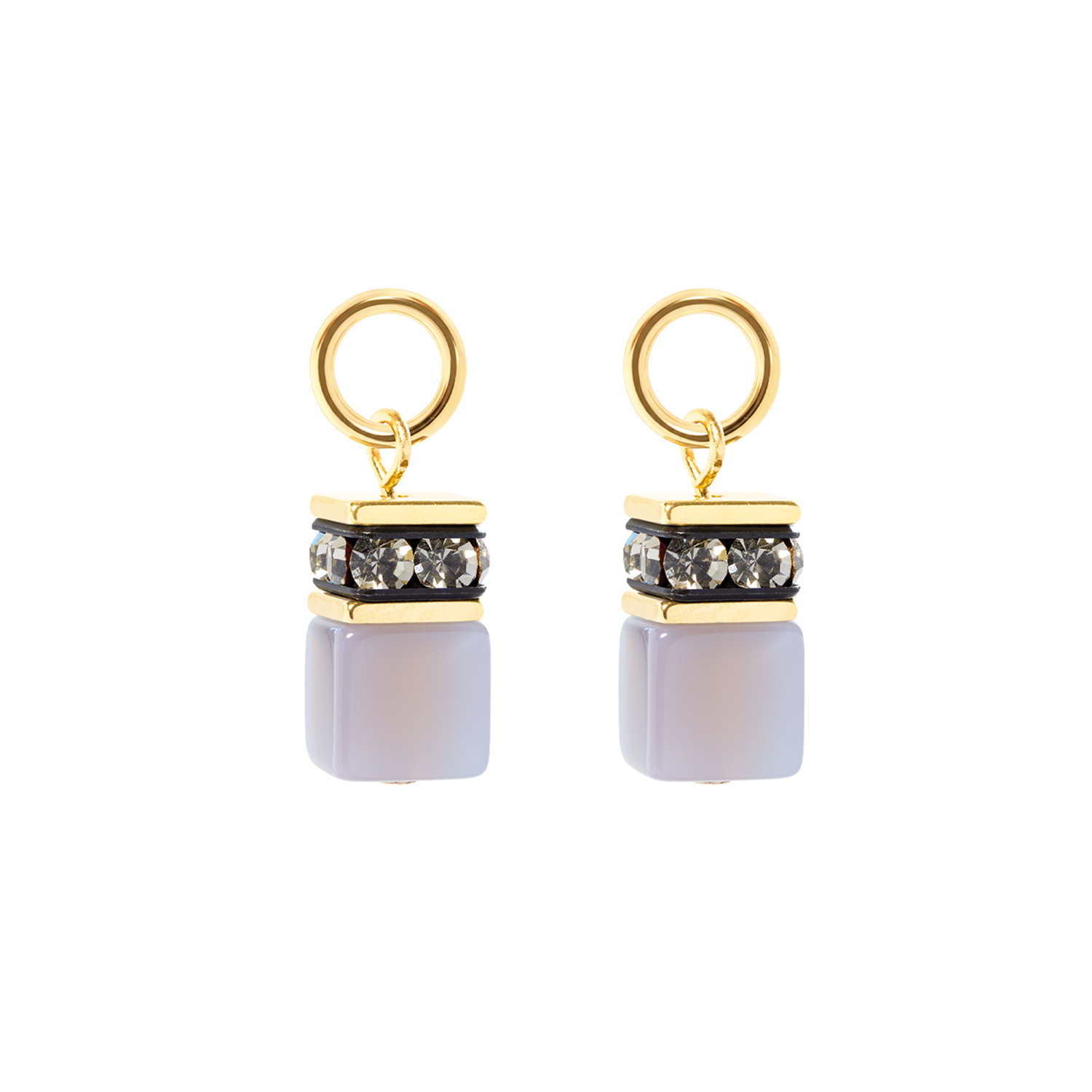 coeur-de-lion-ear-me-up-charm-geocube-gold-grau image 2
