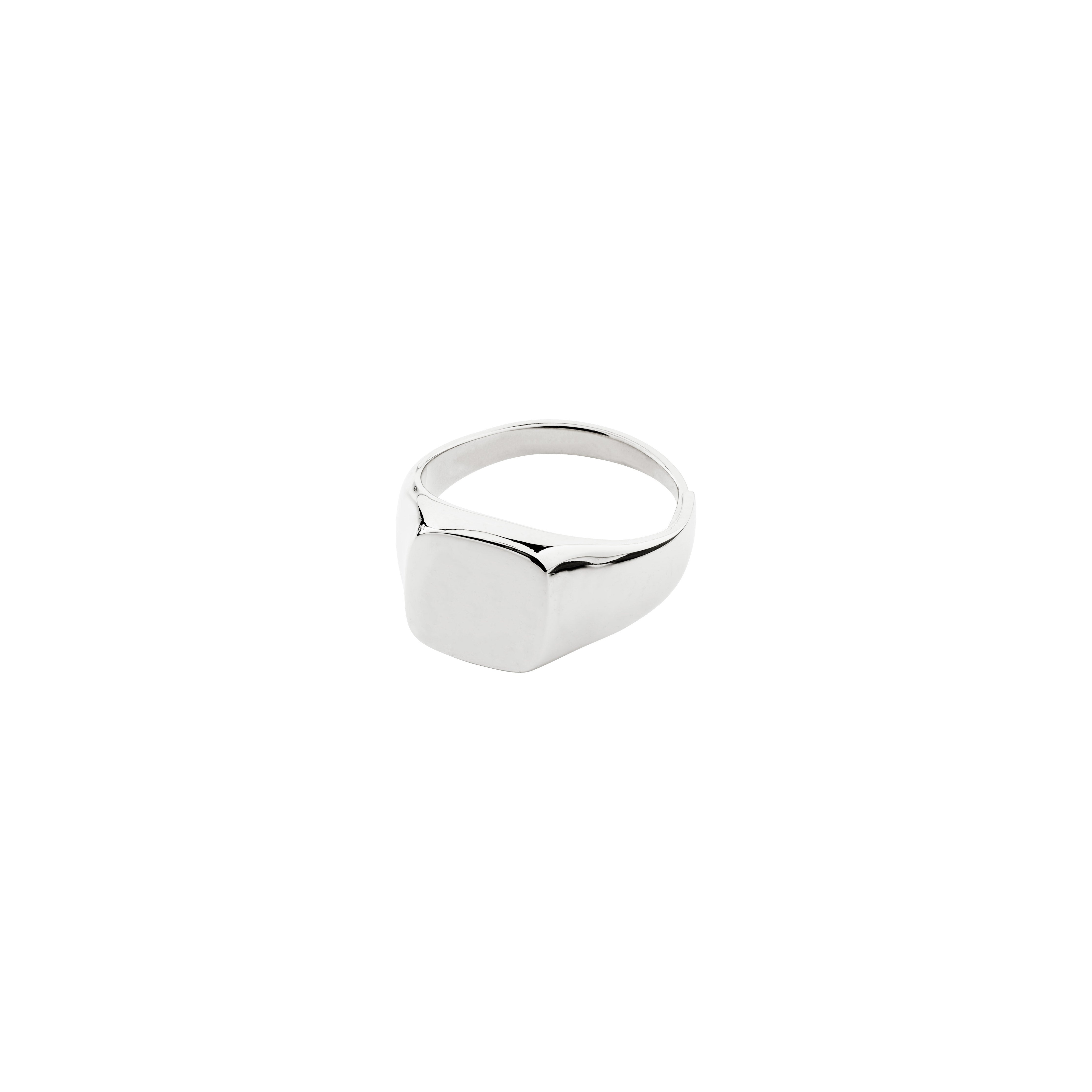 pilgrim-oriem-ring-versilbert-verstellbarer-siegelring-62-66 image 1