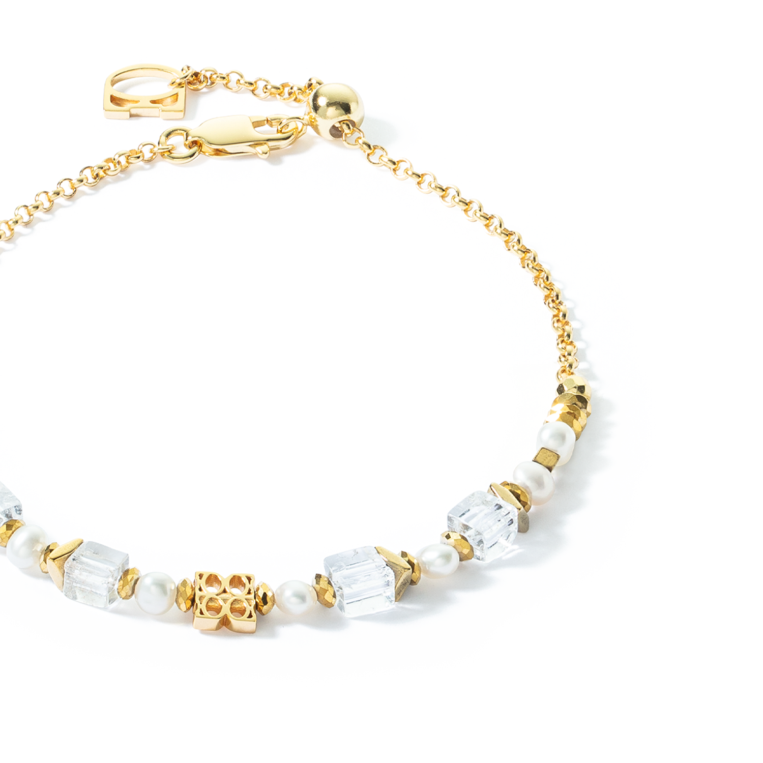 coeur-de-lion-iconic-signature-armband-fine-edition-gold-wei-14-20-5-cm image 2
