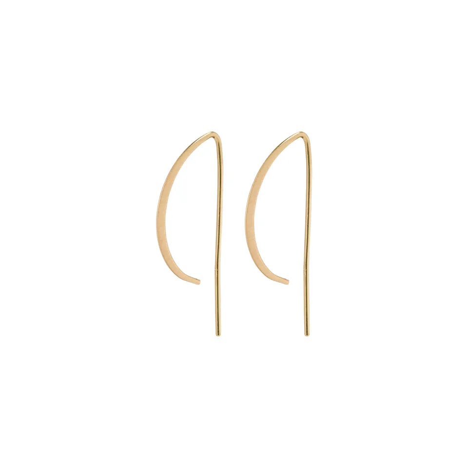 pilgrim-peony-ohrringe-vergoldet-grafisch-minimalistisch image 1