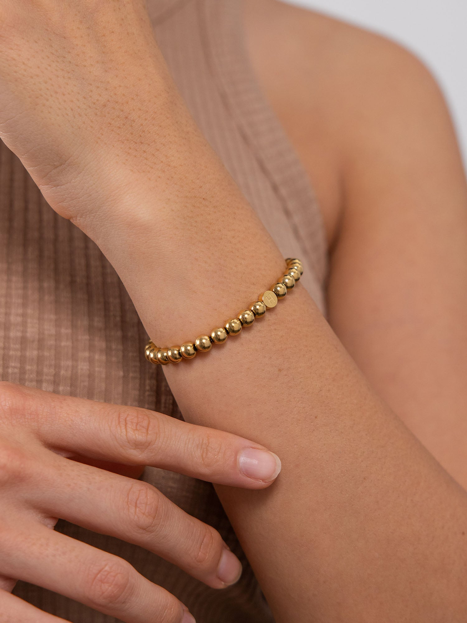 purelei-letter-h-armband-buchstaben-kugelarmband-flexibel image 2