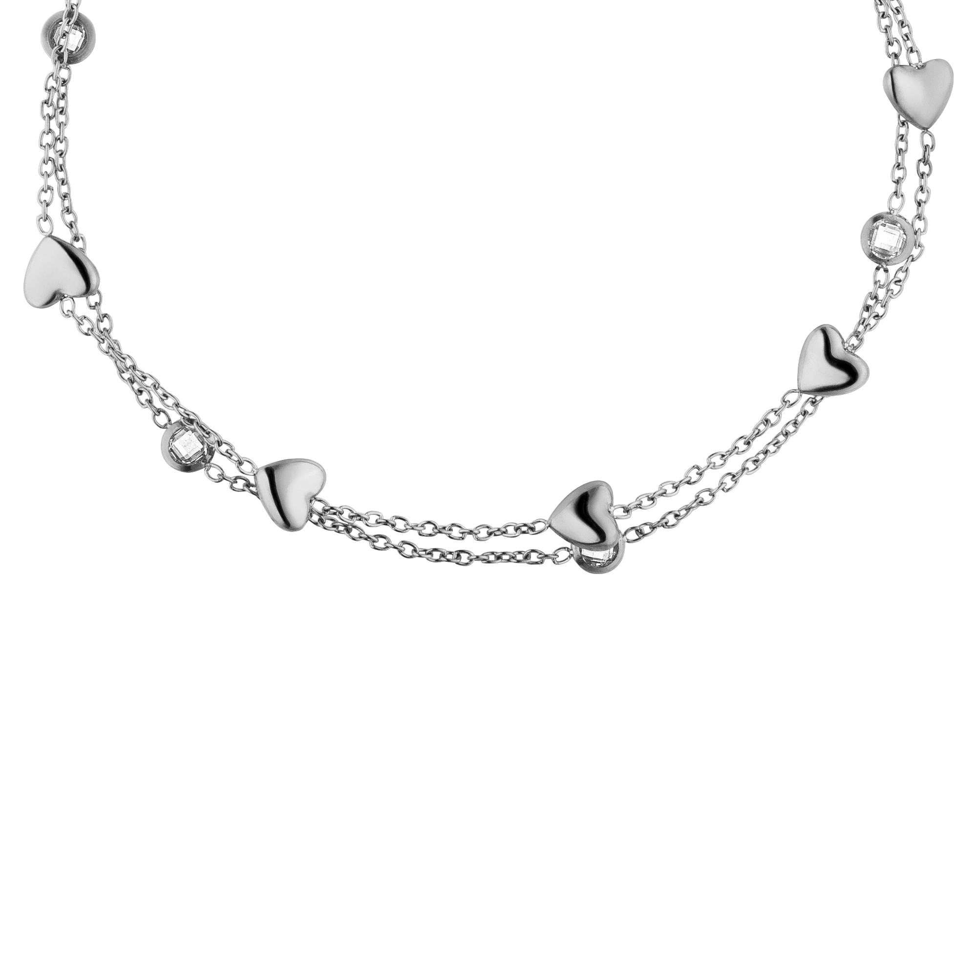 purelei-glitter-heart-armband-zweireihig-gold-ros-gold-silber image 8