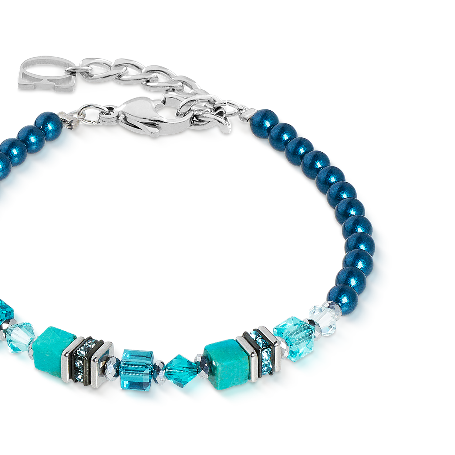 coeur-de-lion-princess-teal-glow-armband-silber image 2