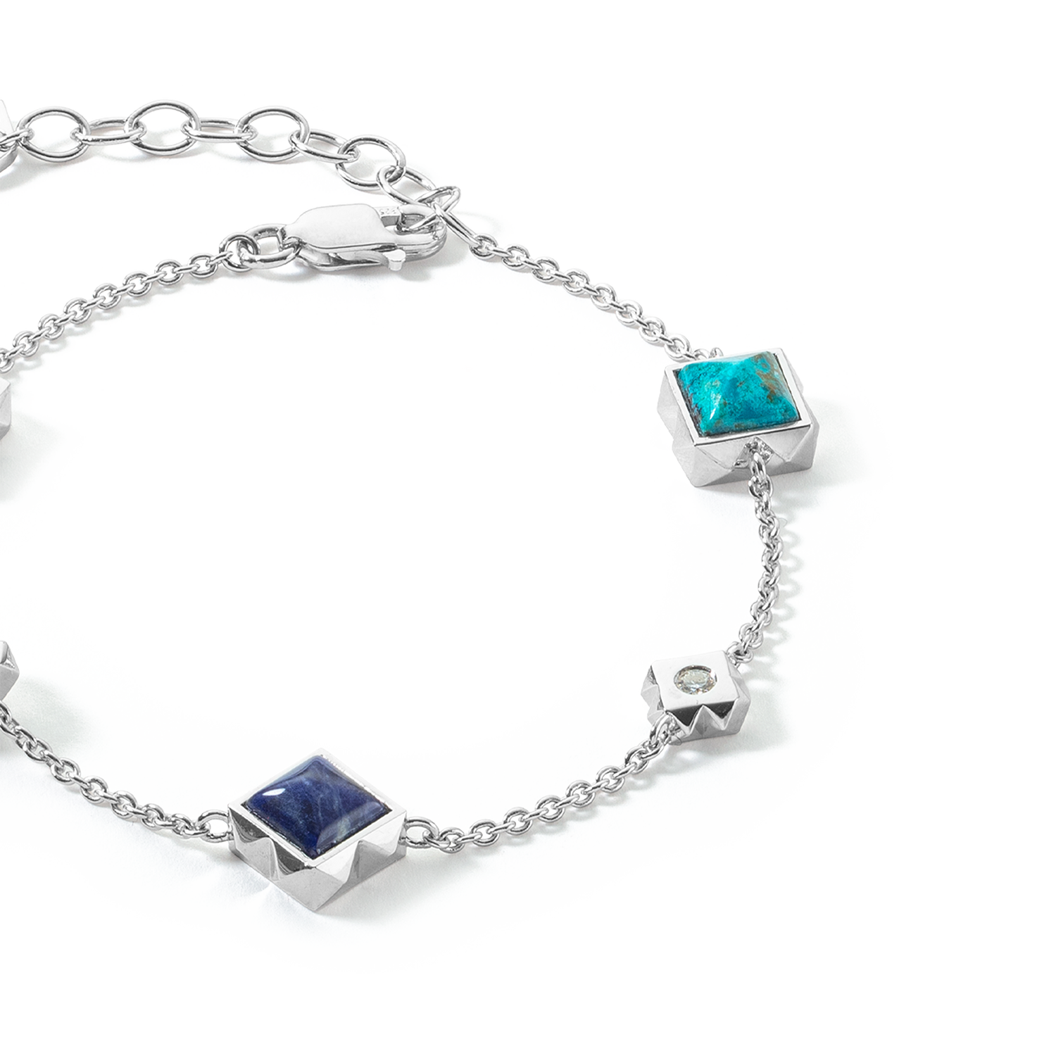 coeur-de-lion-station-collection-armband-silber-blau image 2