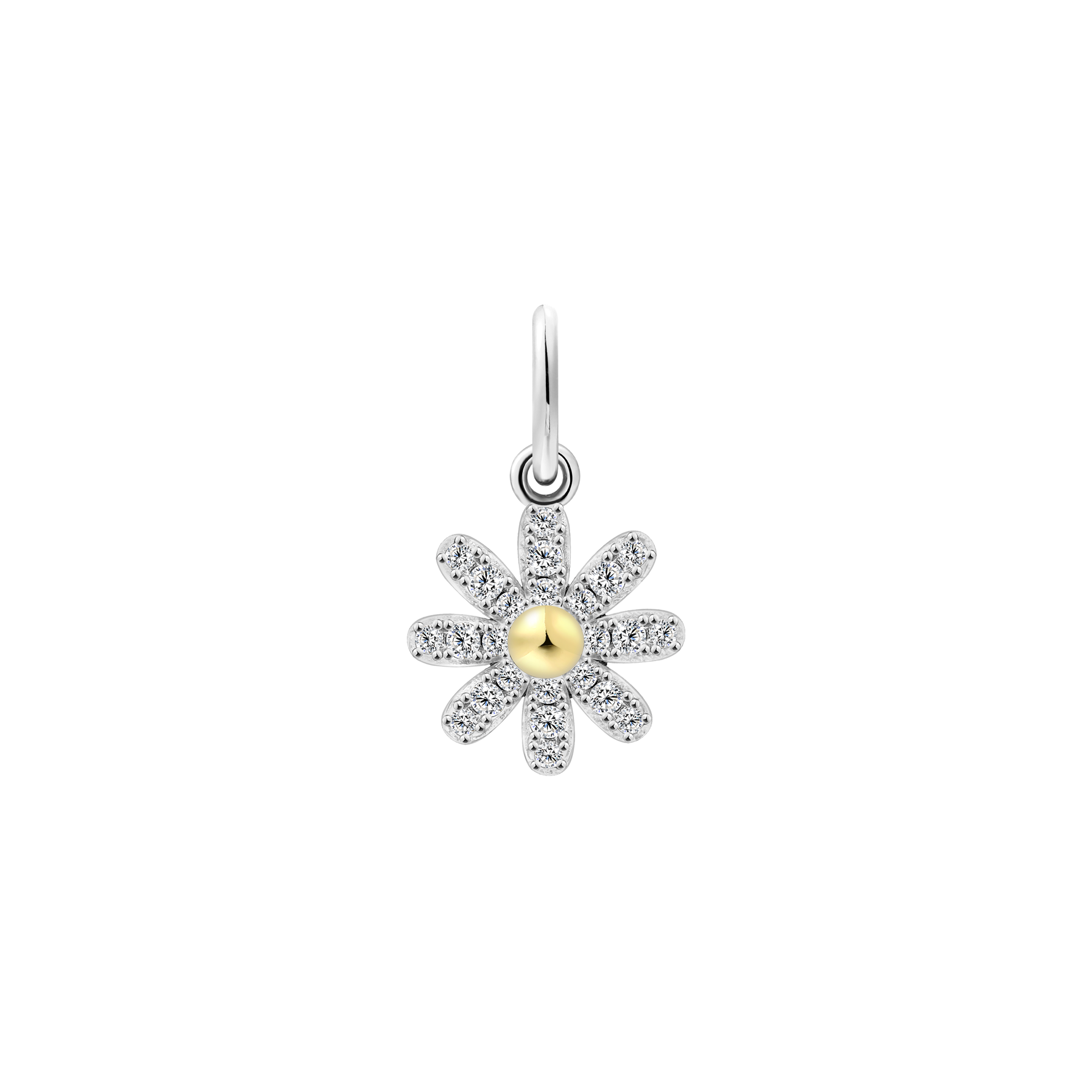 xenox-blume-charm-925-sterlingsilber-18k-vergoldung-mit-zirkonia image 1