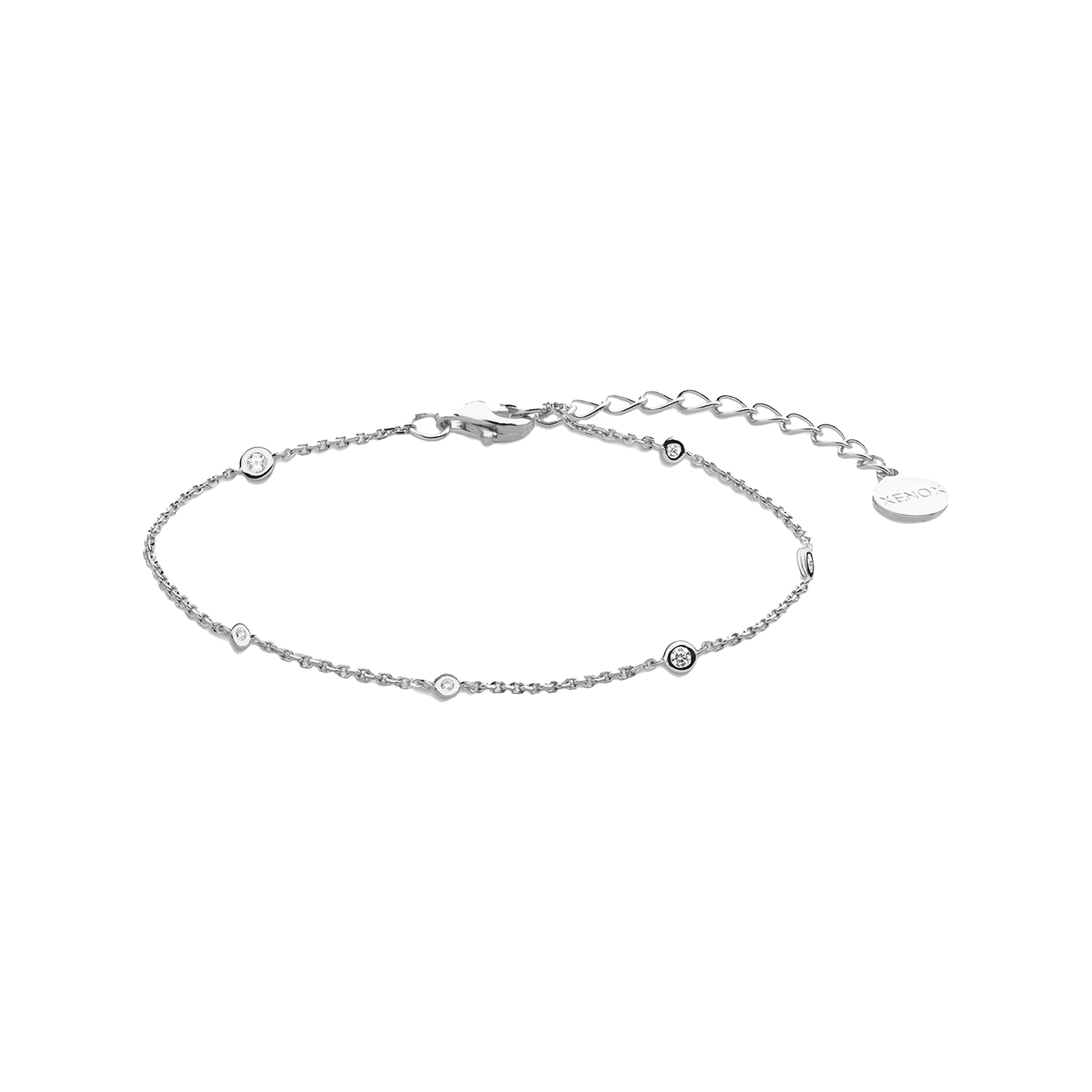 xenox-zarge-armband-925-sterlingsilber-rhodiniert-xs3831 image 1