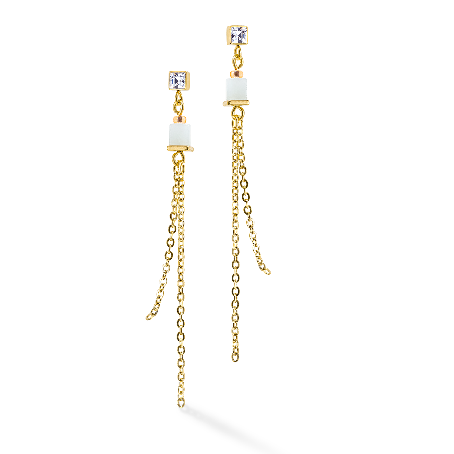 coeur-de-lion-geocube-precious-slider-closure-ohrringe-gold-multicolor-pastell image 1