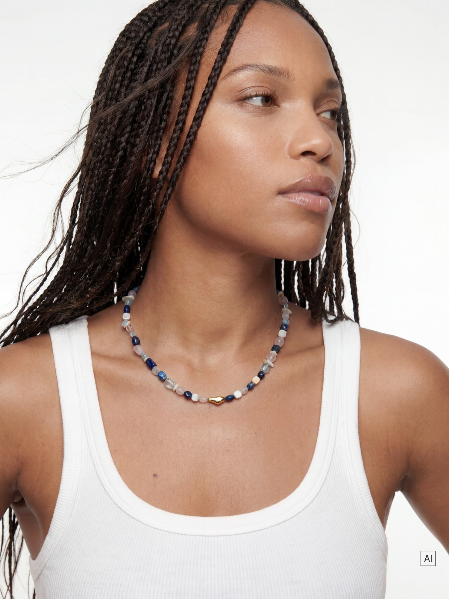 purelei-island-spirit-kette-mit-naturstein-aquamarin-perlmutt-lapislazuli-und-ro image 2