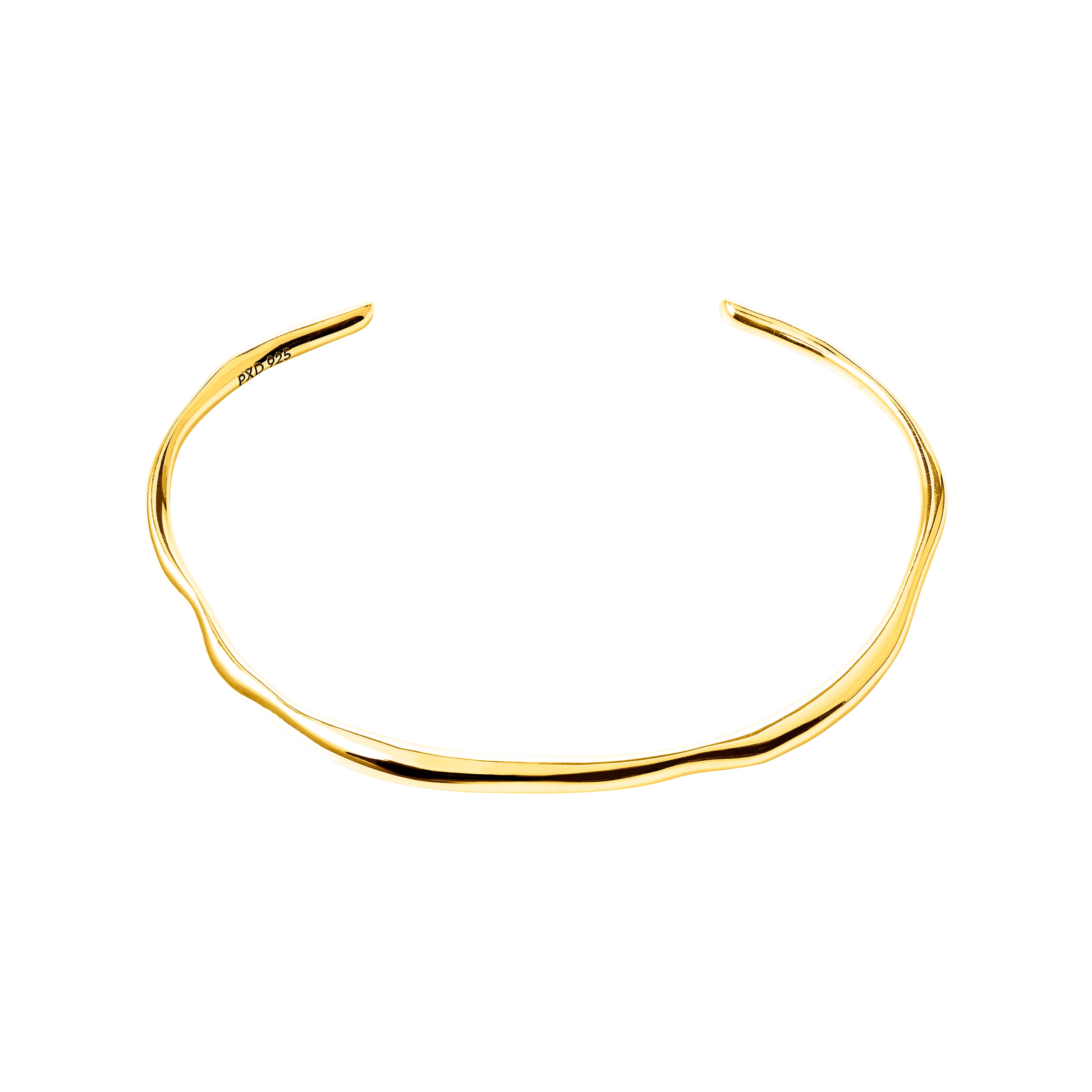 pilgrim-x-dea-pave-cuff-bangle-offener-armreif-18k-gold-recyceltes-silber image 1