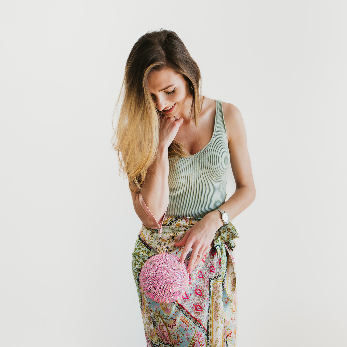 julie-julsen-disco-bag-handtasche-pink-kugel-clutch-mit-zirkonia image 6