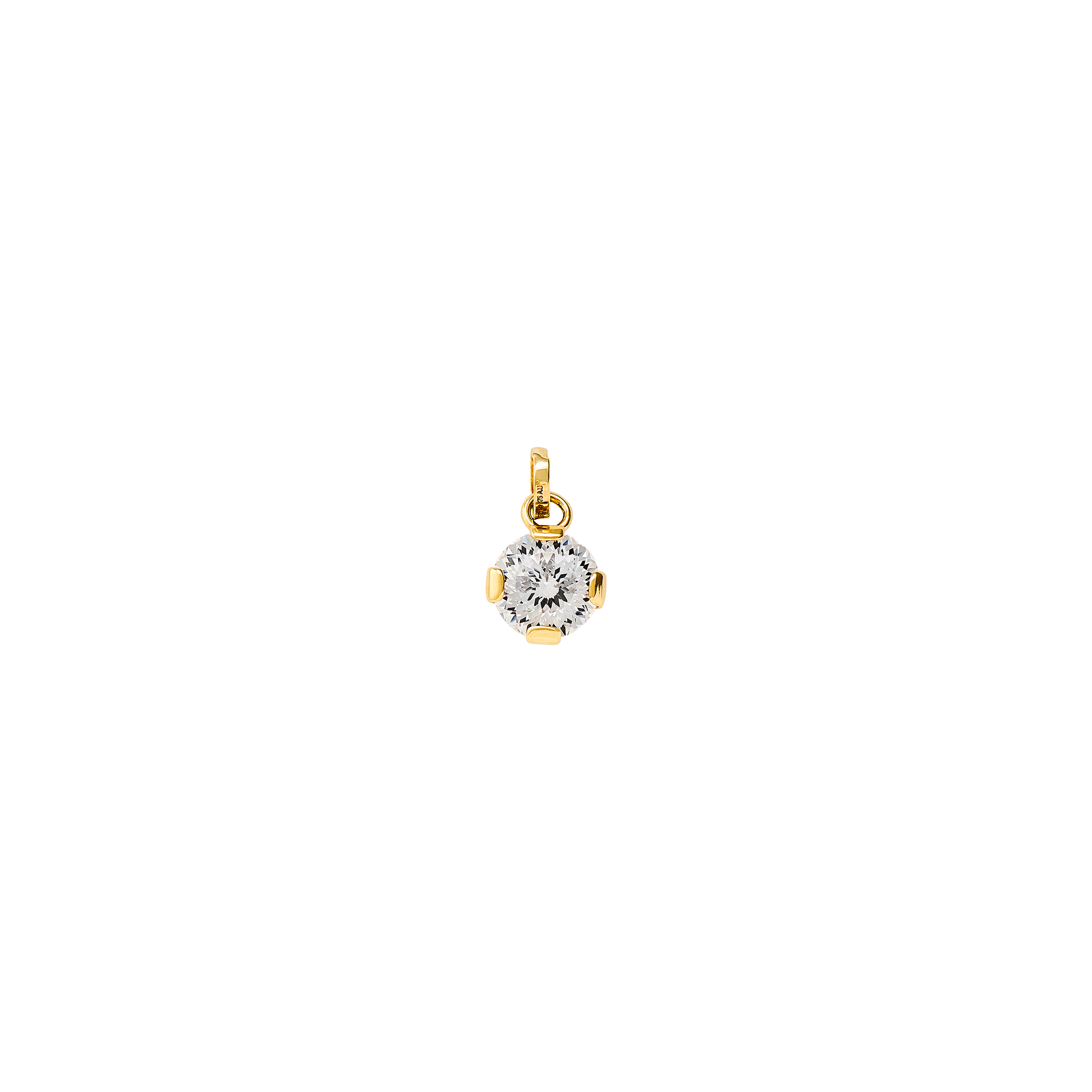 xenox-fine-krappe-anh-nger-585-gelbgold-mit-zirkonia image 1