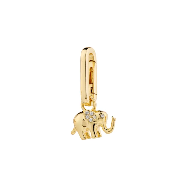 pilgrim-charm-elefant-anh-nger-vergoldet-mit-preciosa-kristallen image 1