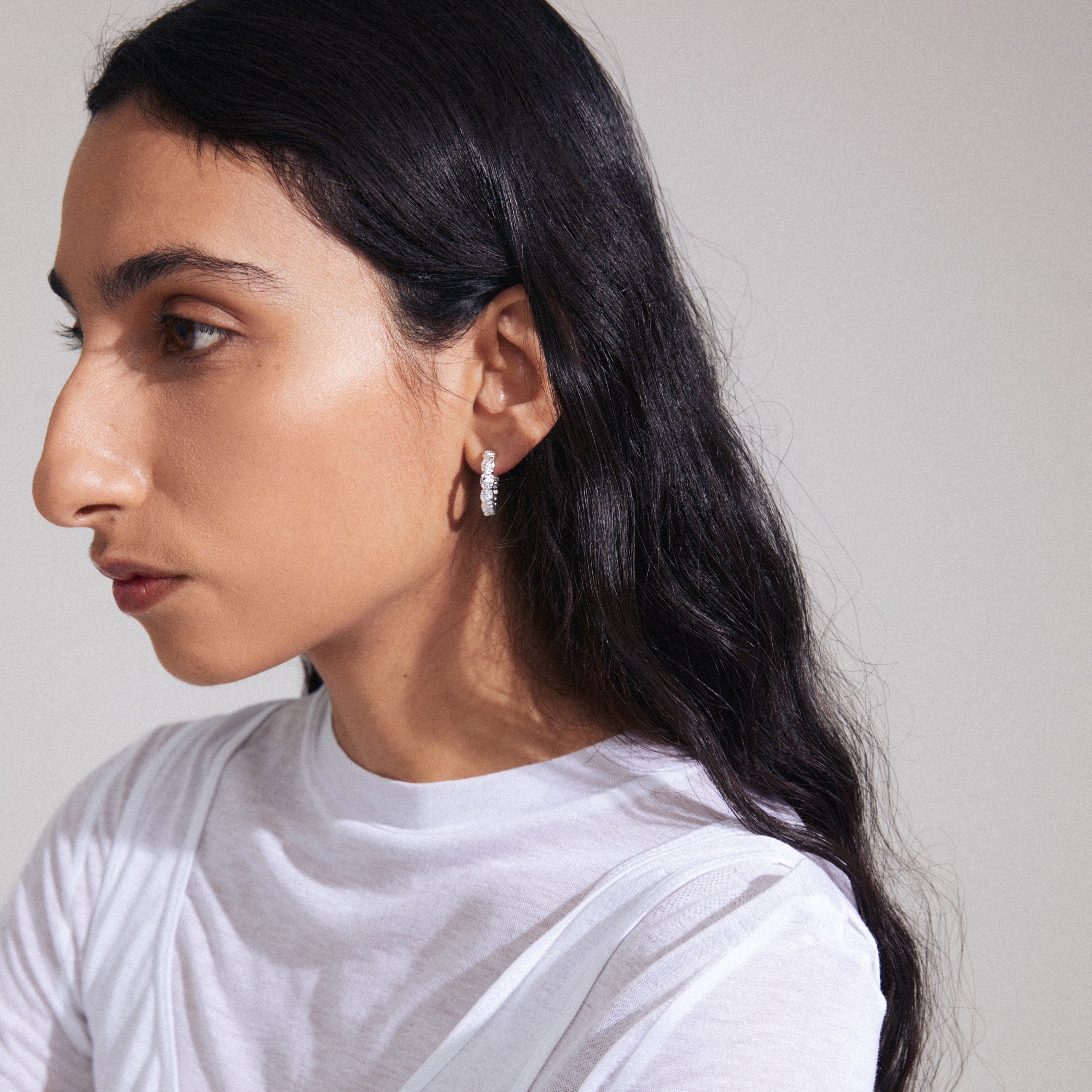 pilgrim-scottie-ohrringe-silber-plated-semi-hoops-aus-cubes image 3