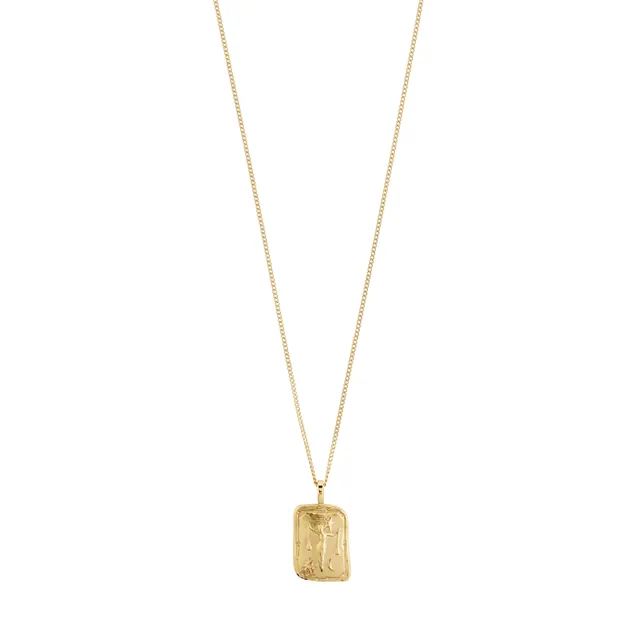 pilgrim-libra-sternzeichen-kette-gold-plated-mit-m-nz-anh-nger image 1