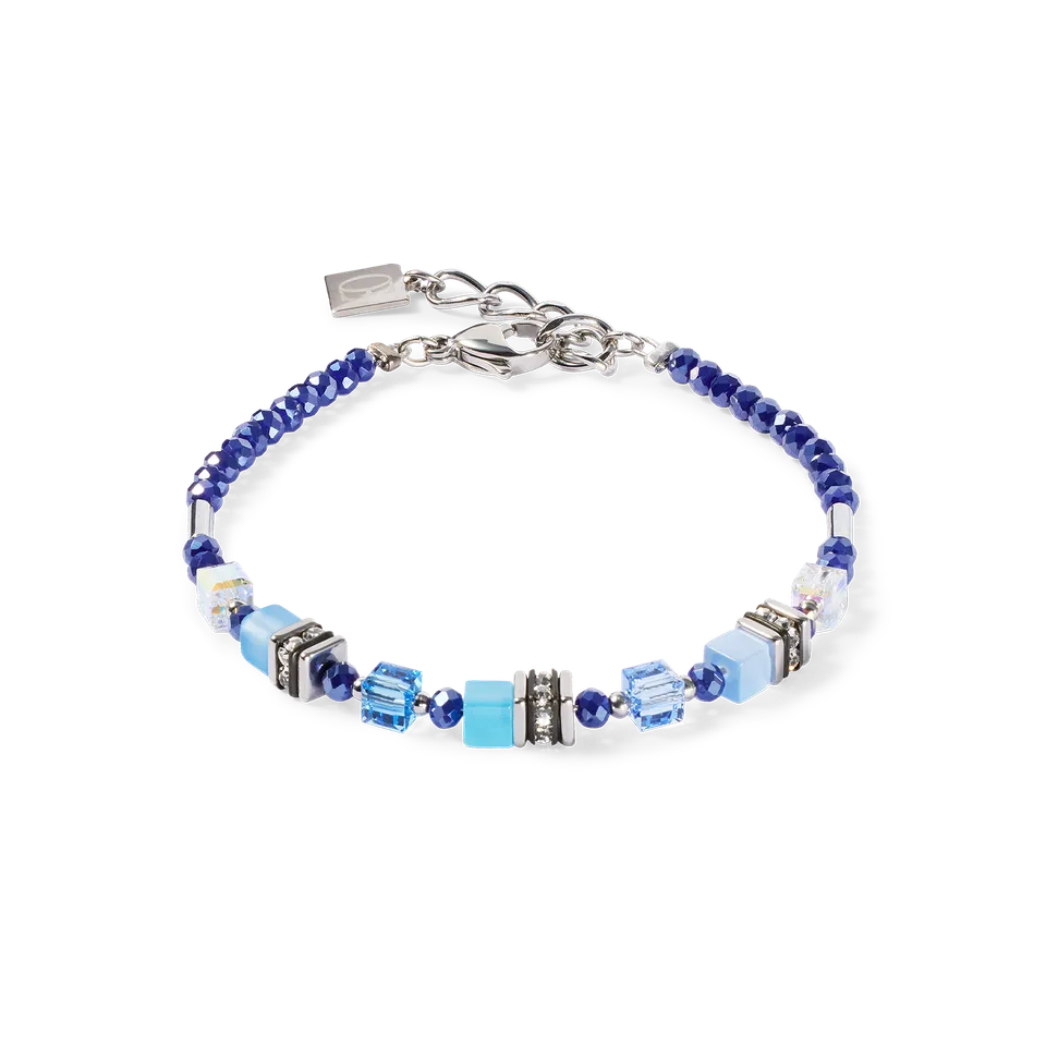 coeur-de-lion-geocube-armband-mini-cubes-blau image 1