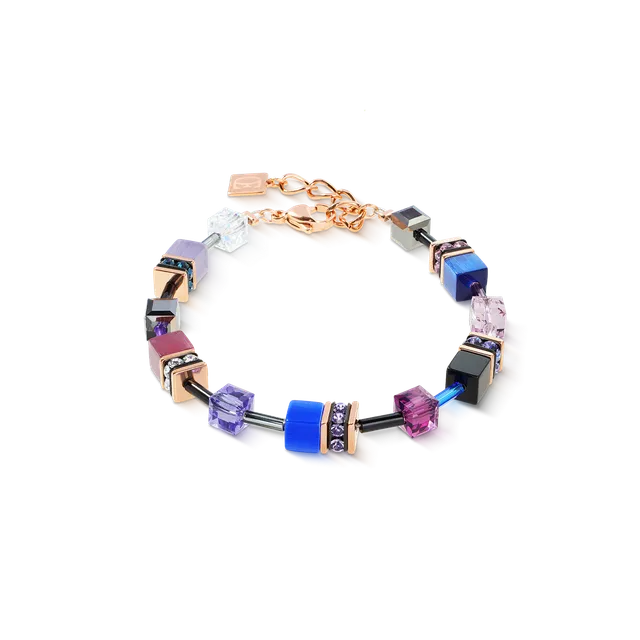 coeur-de-lion-geocube-iconic-armband-blue-moon-ros-gold-blau-lila image 1