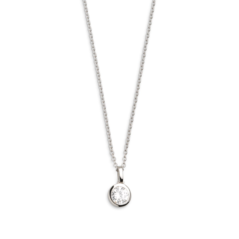 xenox-zarge-halskette-925-sterlingsilber-rhodiniert-mit-zirkonia-2 image 1