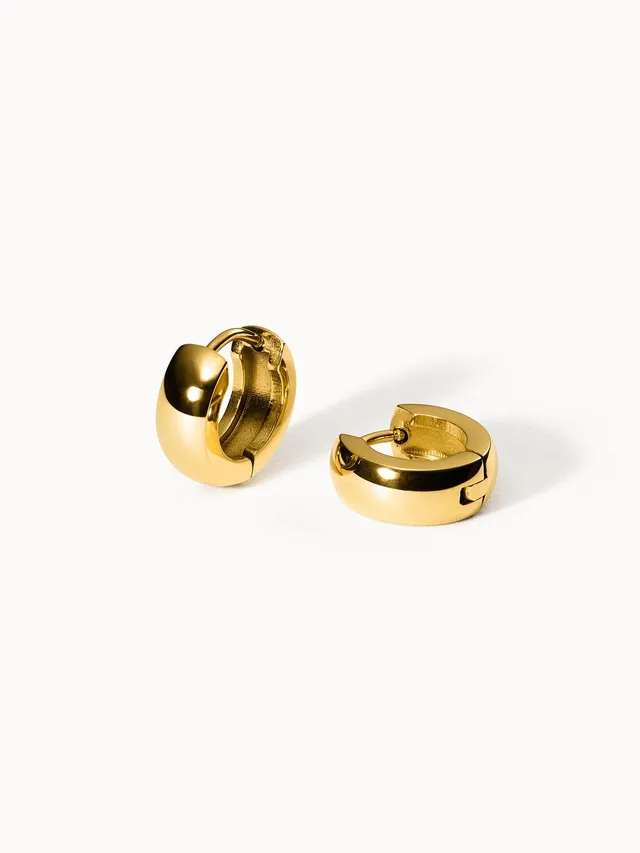 purelei-silk-ohrringe-kleine-creolen-7-4-mm-gold-silber-ros-gold-hellsilber image 1