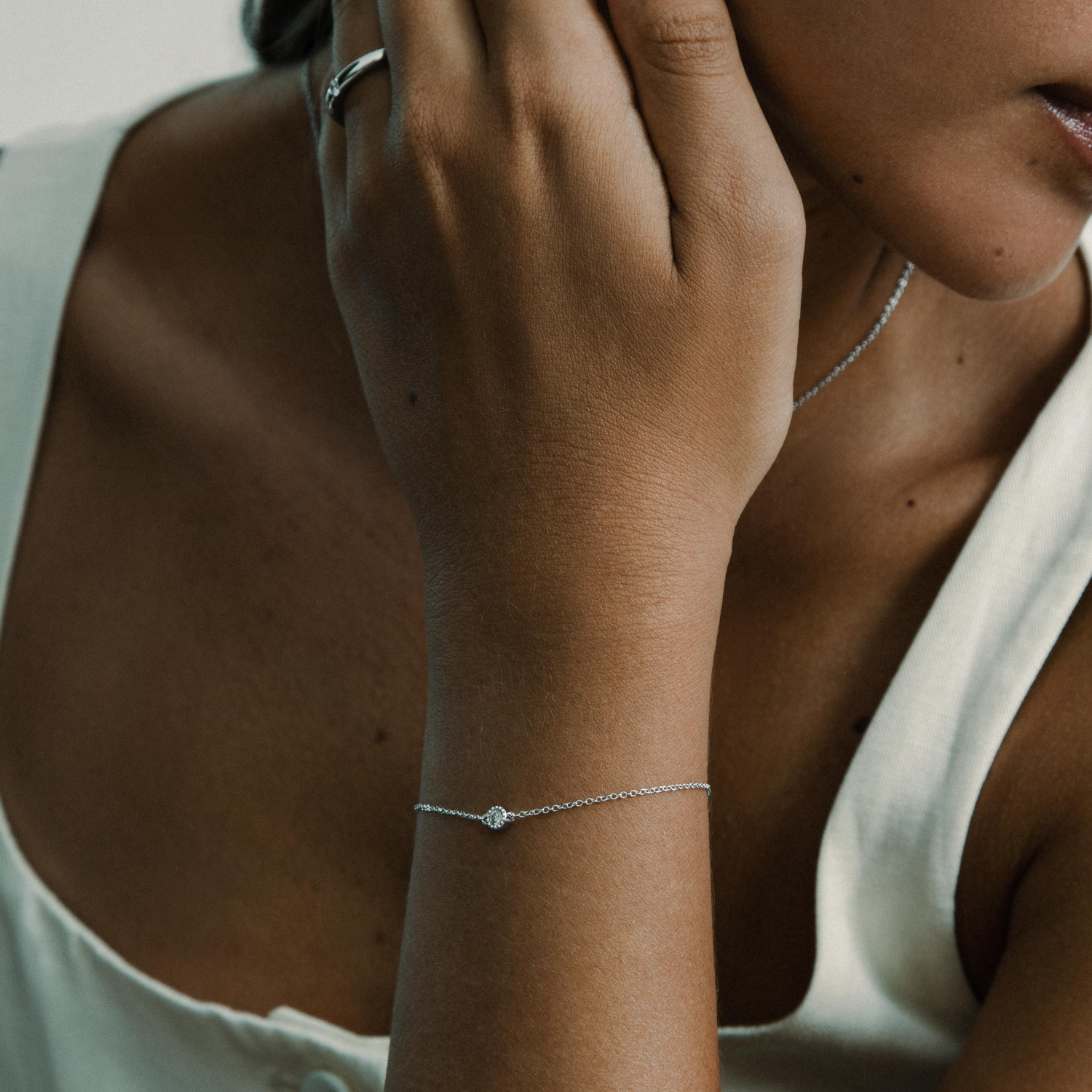 xenox-beaded-zarge-armband-925-sterlingsilber-mit-lab-grown-diamonds-xl7003g image 3
