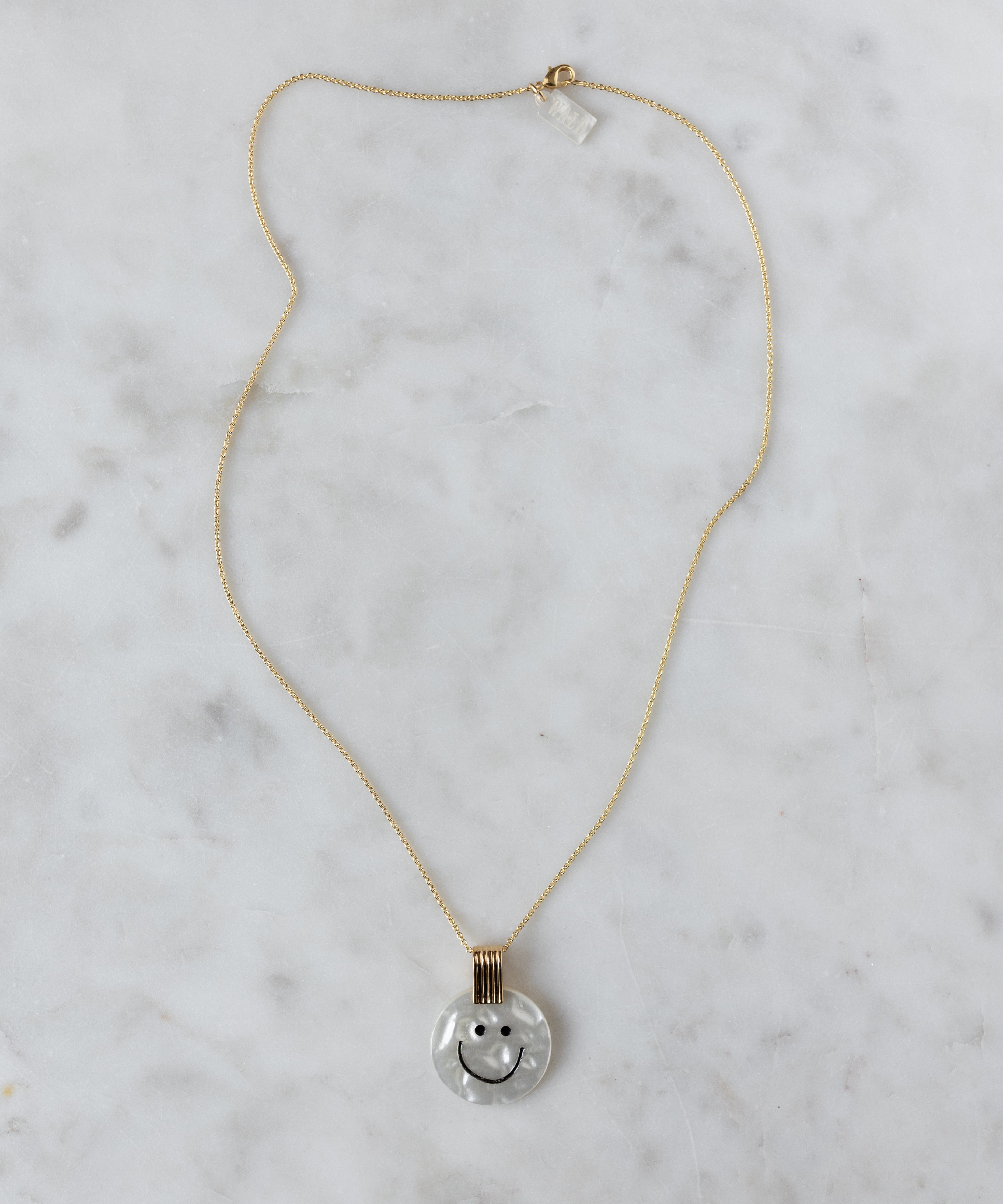 wald-berlin-smilie-dude-medaillon-pearl-halskette-43-cm image 2