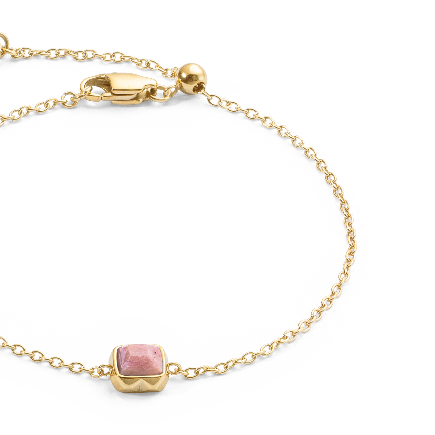 coeur-de-lion-birthstone-juli-armband-rhodochrosit-gold-geburtsstein image 2