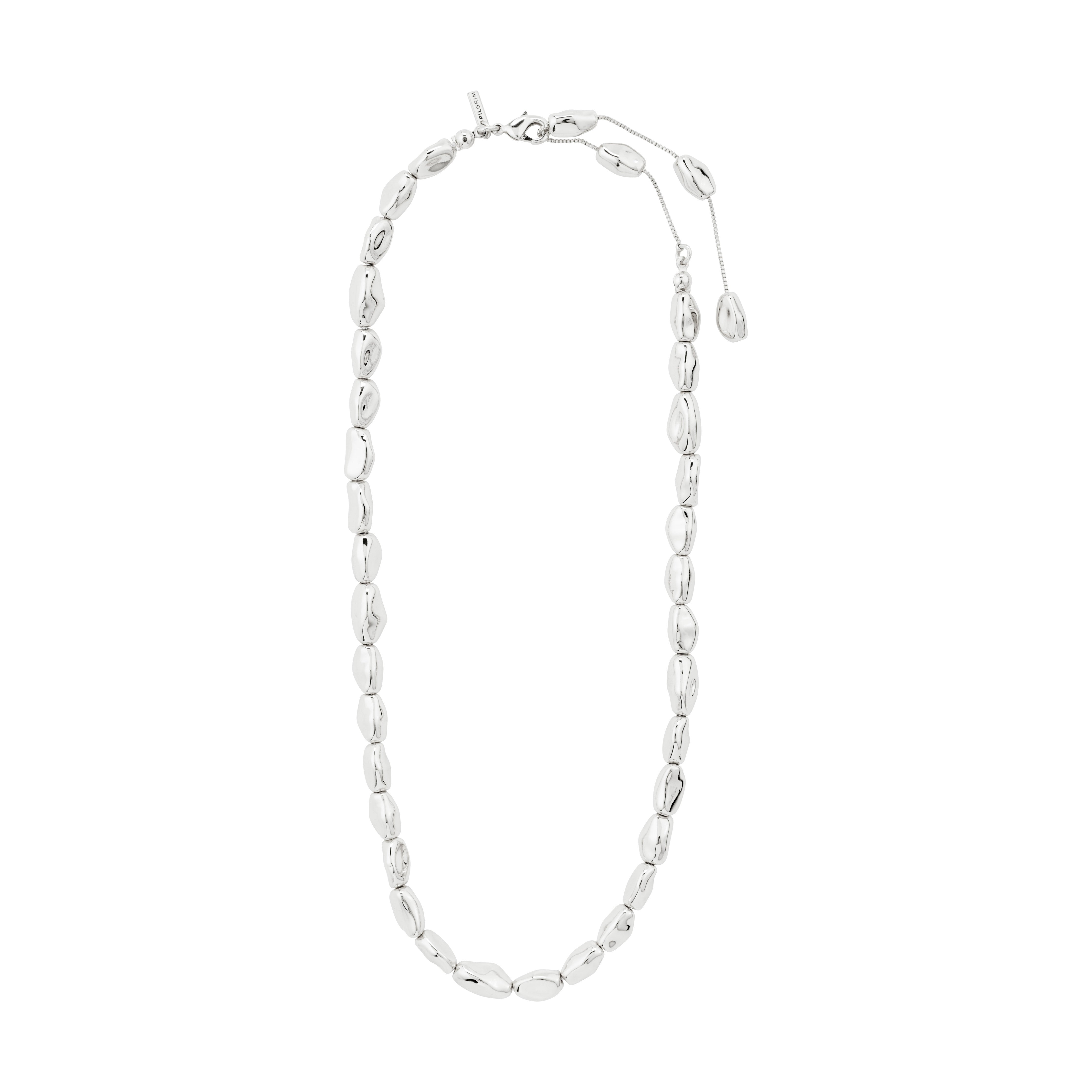 pilgrim-presence-halskette-versilbert-skulptierte-glieder-38-cm-12-cm-verl-ngeru image 4