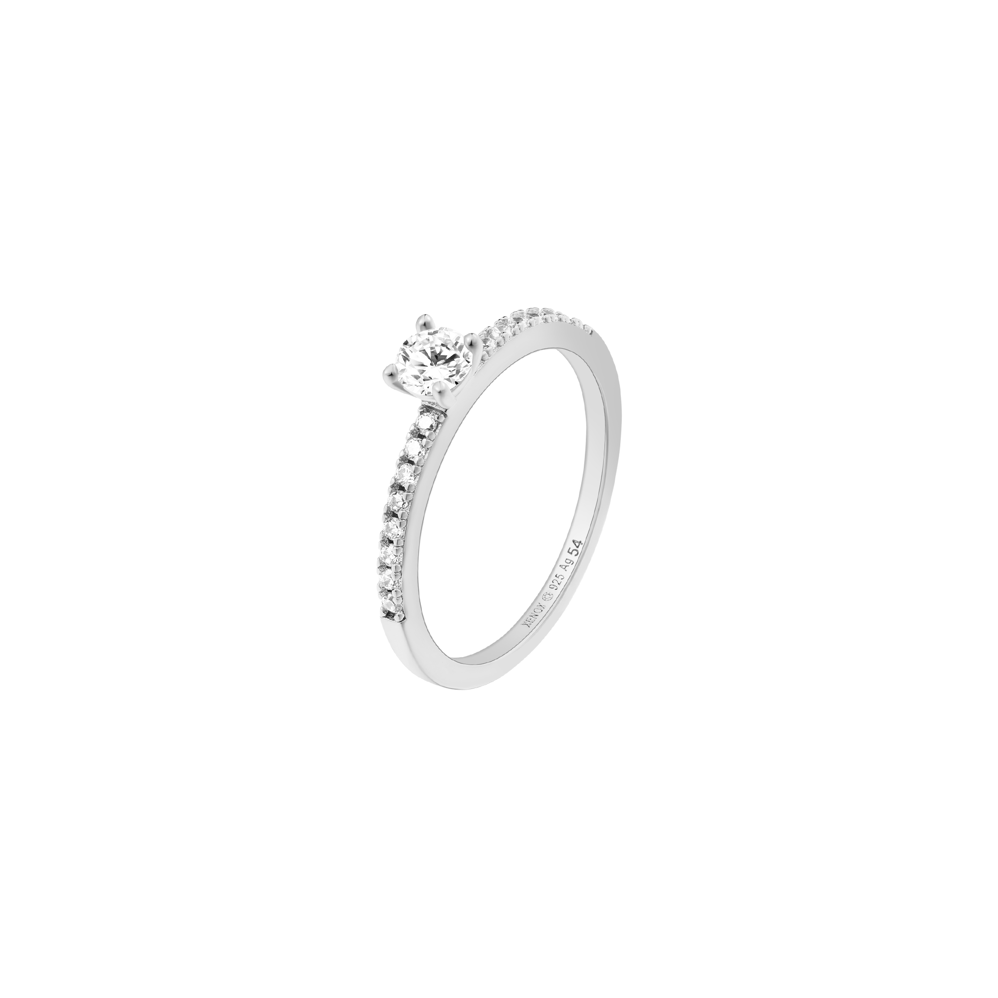 xenox-mila-ring-xs92006-52-925-sterlingsilber-rhodiniert-mit-zirkonia image 1