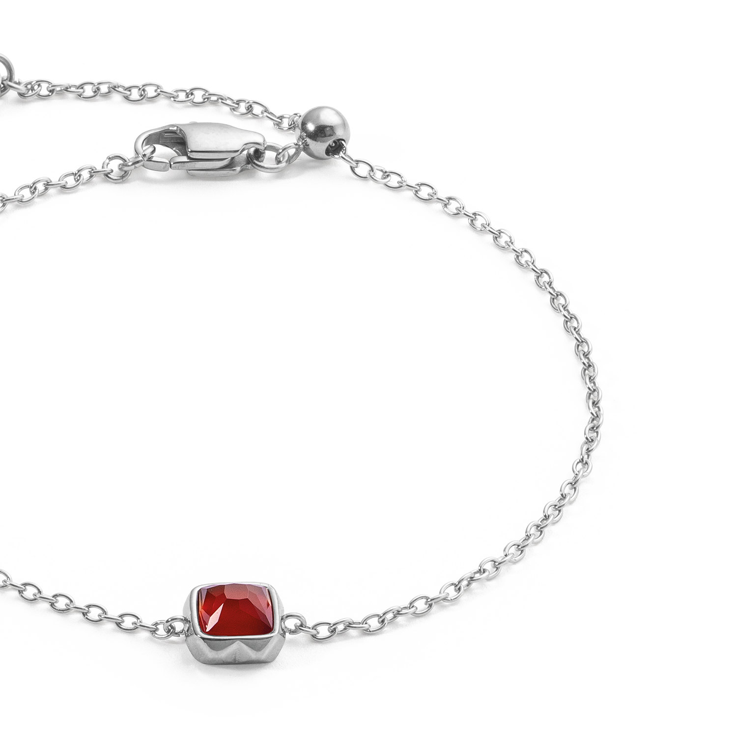 coeur-de-lion-birthstone-januar-armband-roter-achat-silber image 2