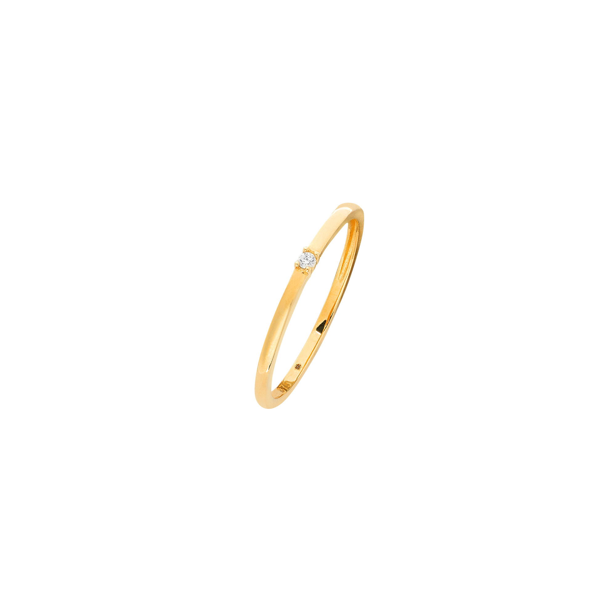 xenox-fine-karla-ring-585-gelbgold-mit-zirkonia-solit-r image 1