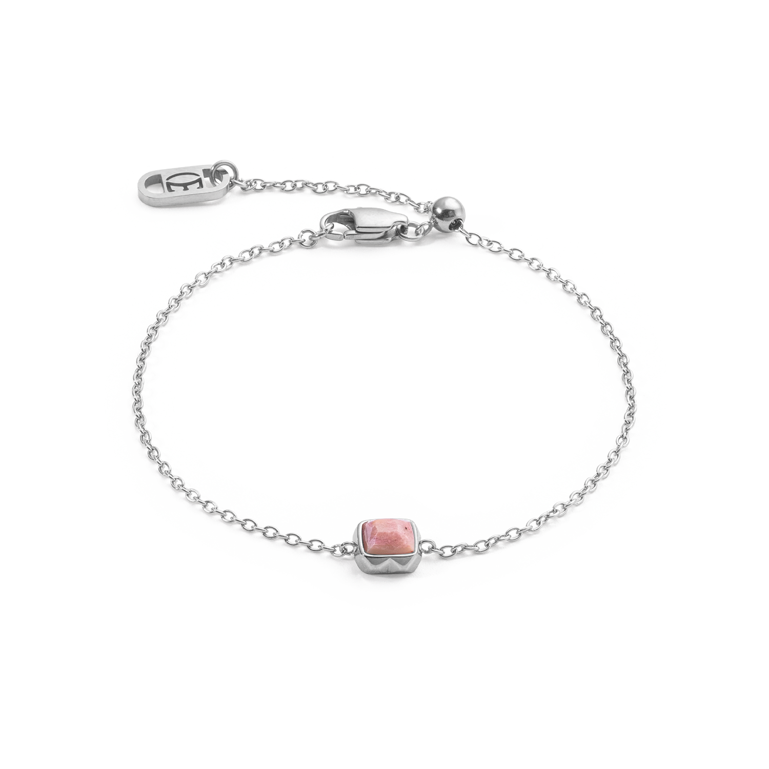 coeur-de-lion-birthstone-juli-armband-rhodochrosit-silber image 1