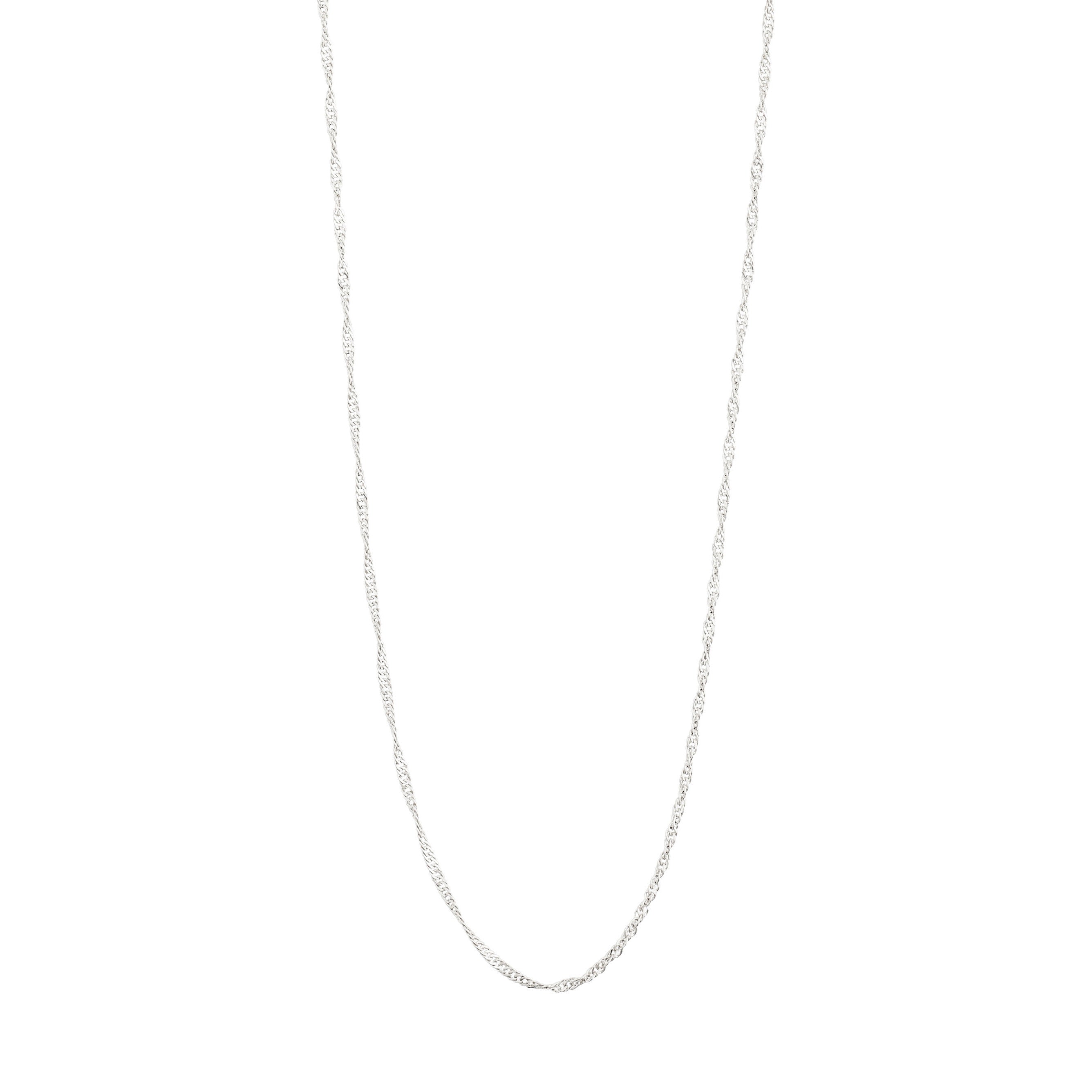 pilgrim-peri-halskette-versilbert-twirl-kette-40-cm-9-cm image 1