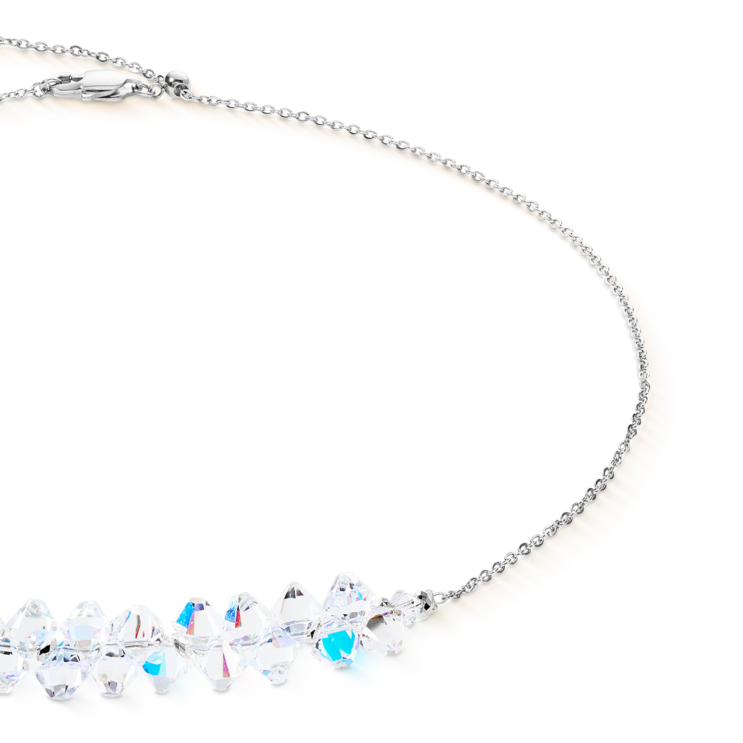 coeur-de-lion-halskette-dancing-crystals-pure-silber-kristall image 2