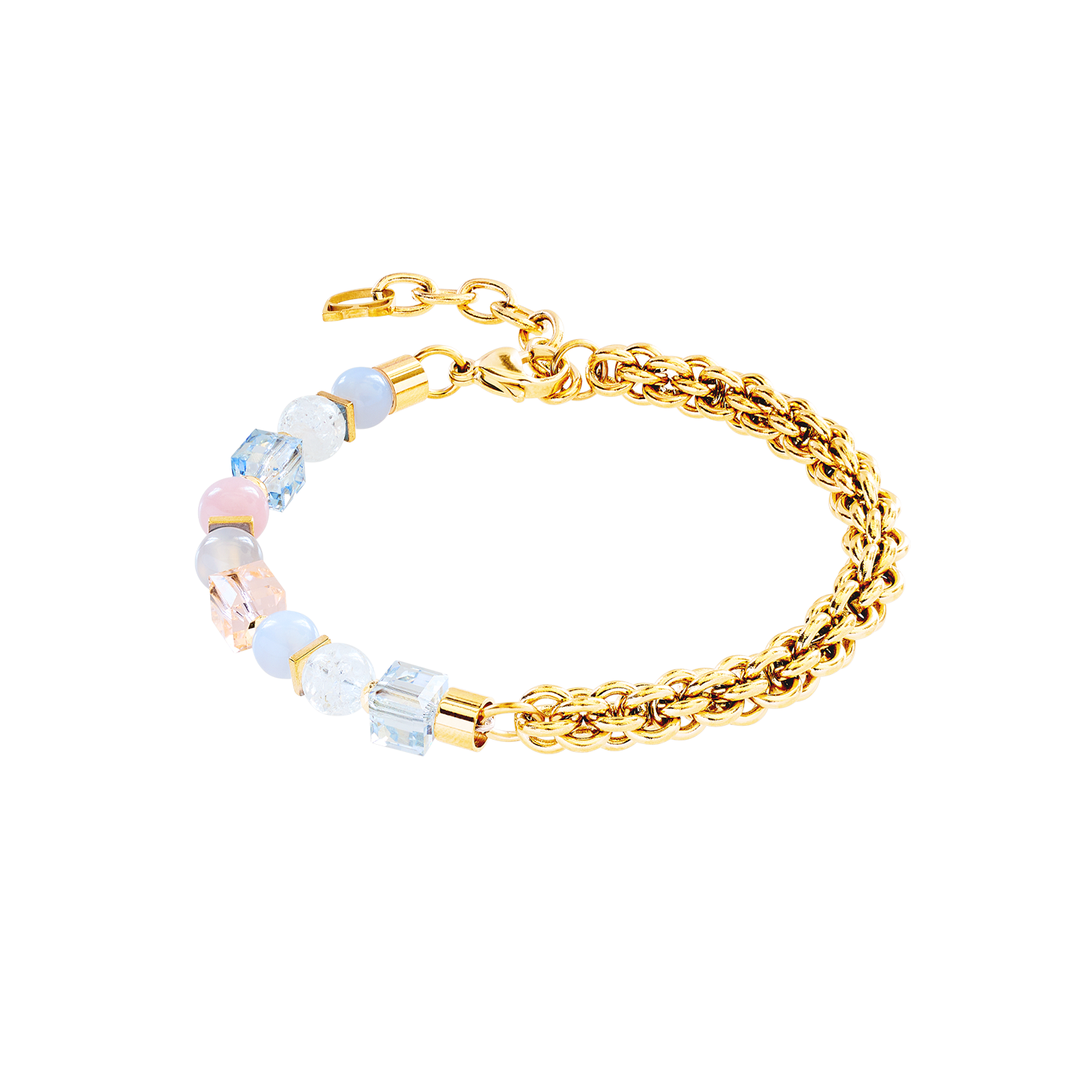 coeur-de-lion-armband-cube-nexus-gold-pastell image 1