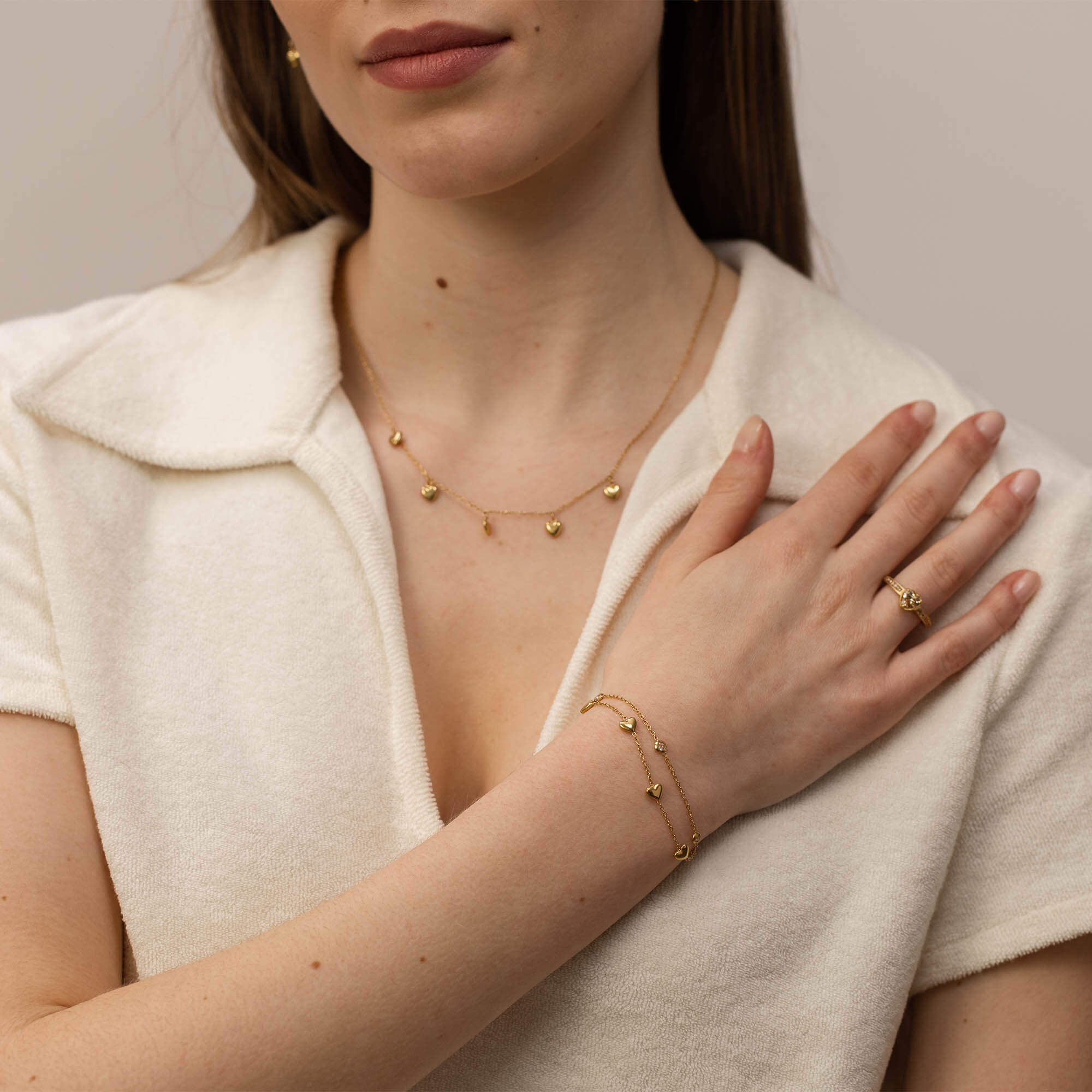 purelei-glitter-heart-armband-zweireihig-gold-ros-gold-silber image 3