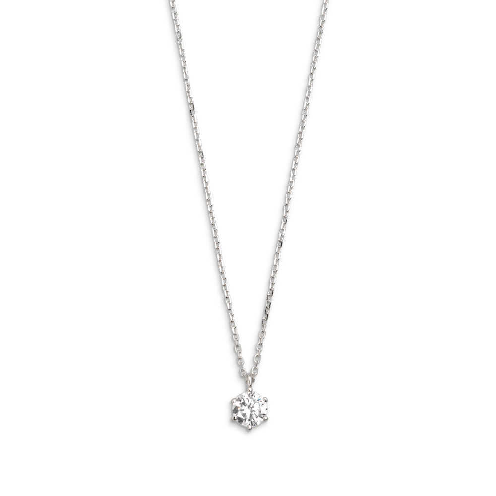 xenox-krappe-halskette-925-sterlingsilber-rhodiniert-mit-zirkonia-4 image 1