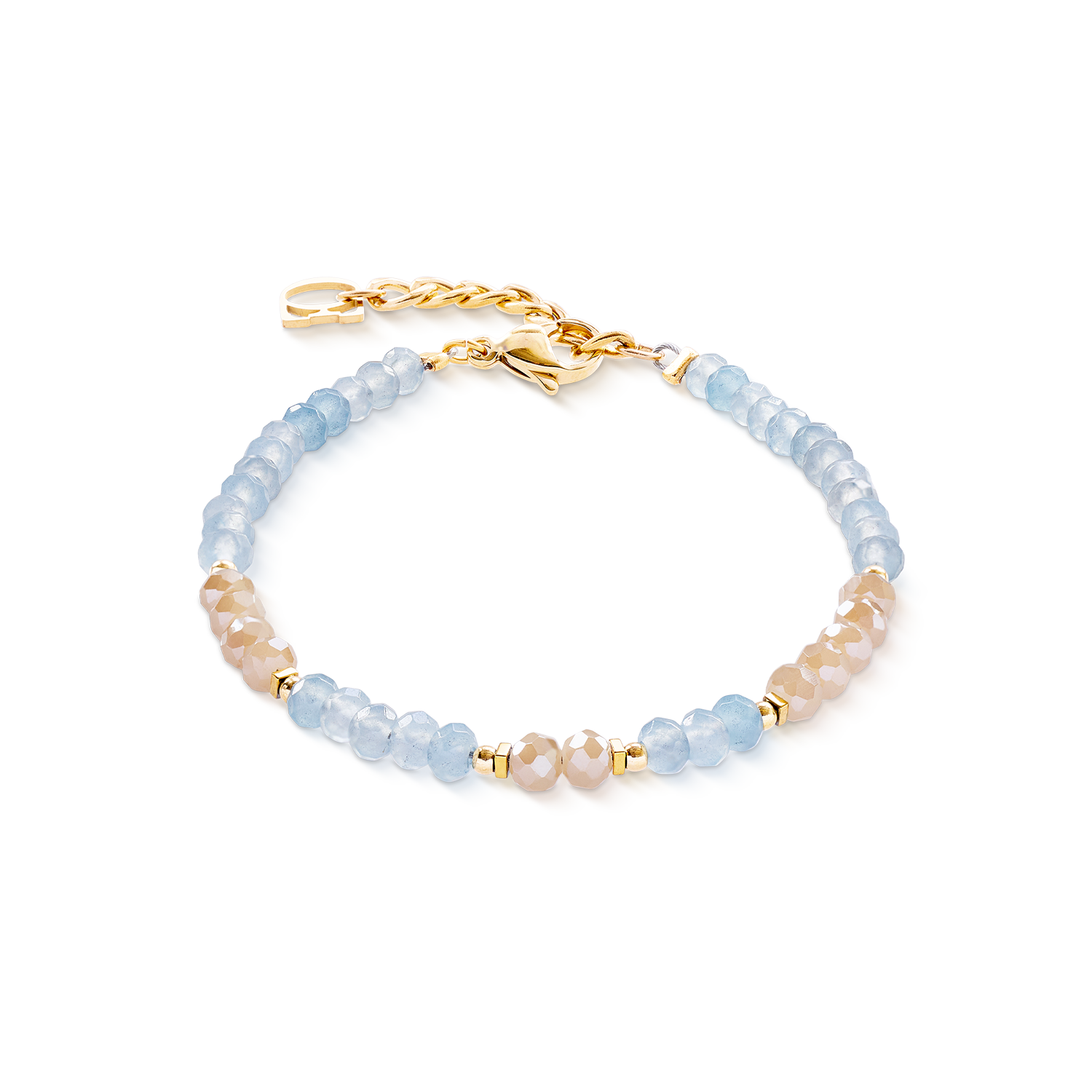 coeur-de-lion-rhythm-jade-sky-armband-gold image 1