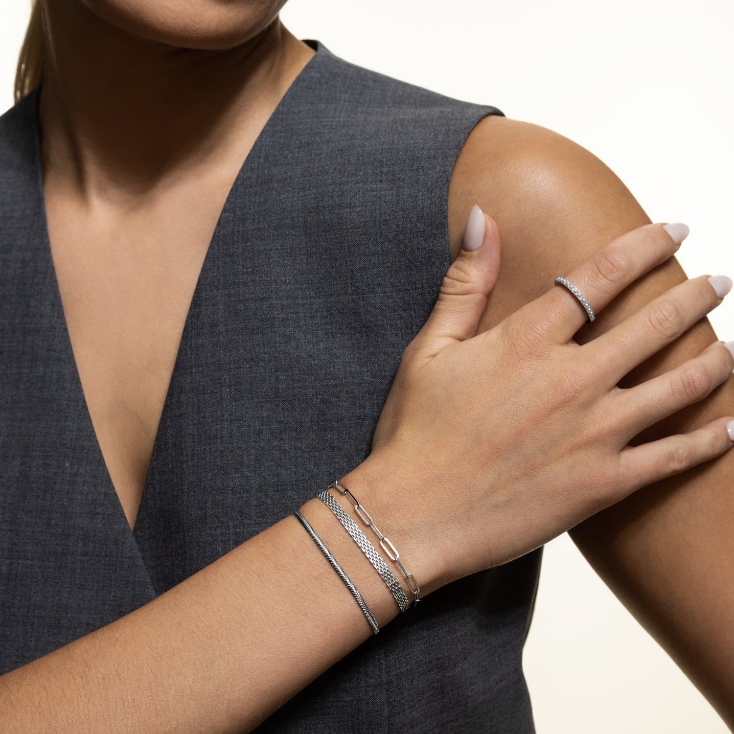 xenox-basic-armband-925-sterlingsilber-rhodiniert-7 image 5