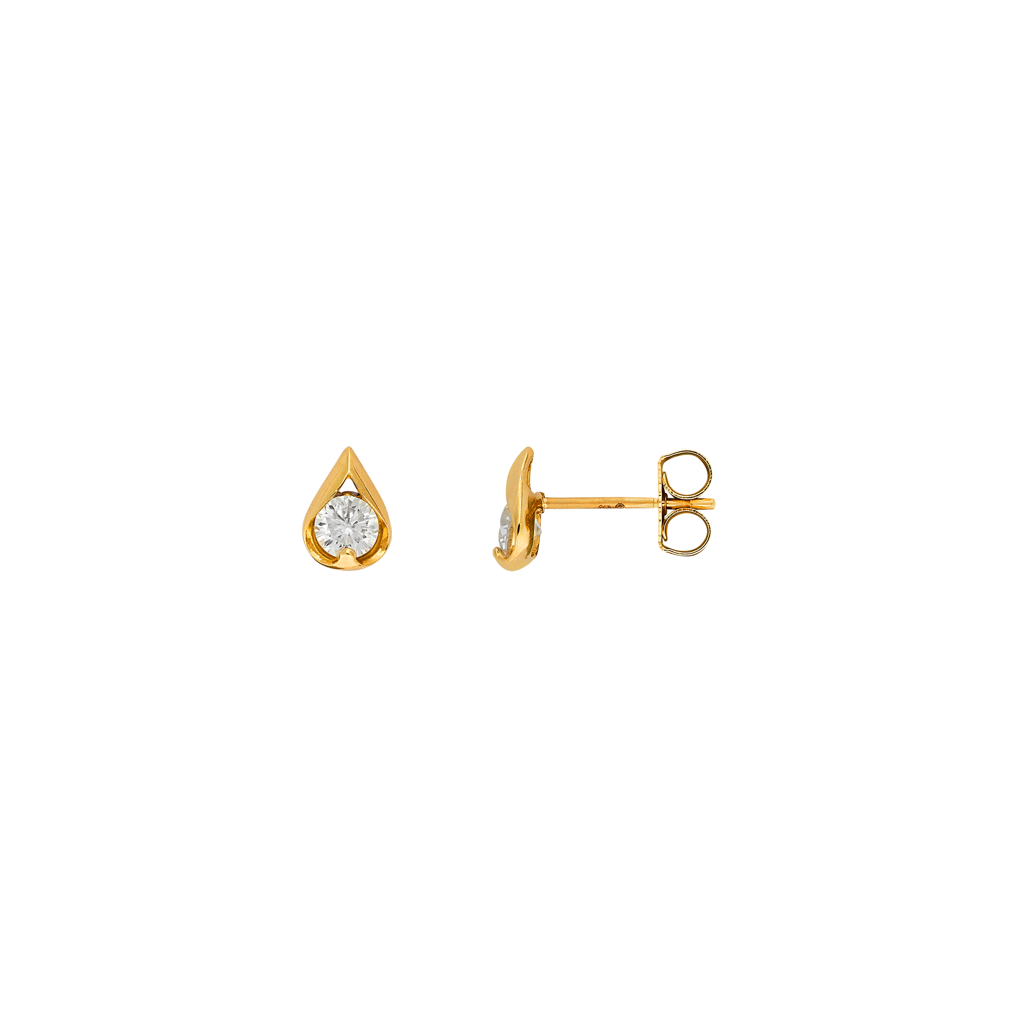 xenox-fine-drop-spark-ohrringe-585-gelbgold-mit-zirkonia image 1