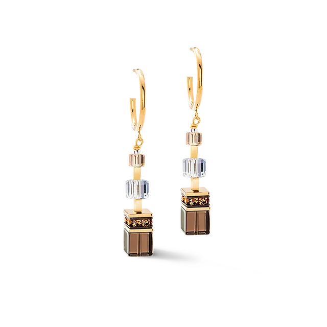 coeur-de-lion-geocube-precious-statement-ohrringe-golden-blush image 1