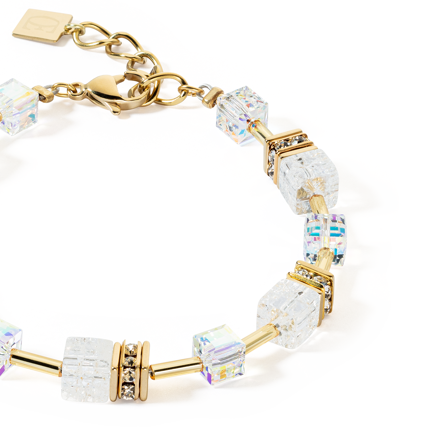 coeur-de-lion-geocube-iconic-nature-armband-gold-wei image 2