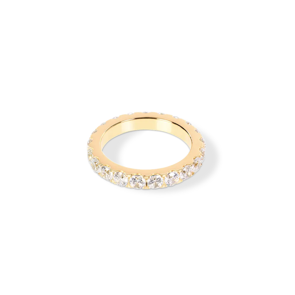 coeur-de-lion-eternal-love-bold-ring-gold-zirkonia-3-mm image 1