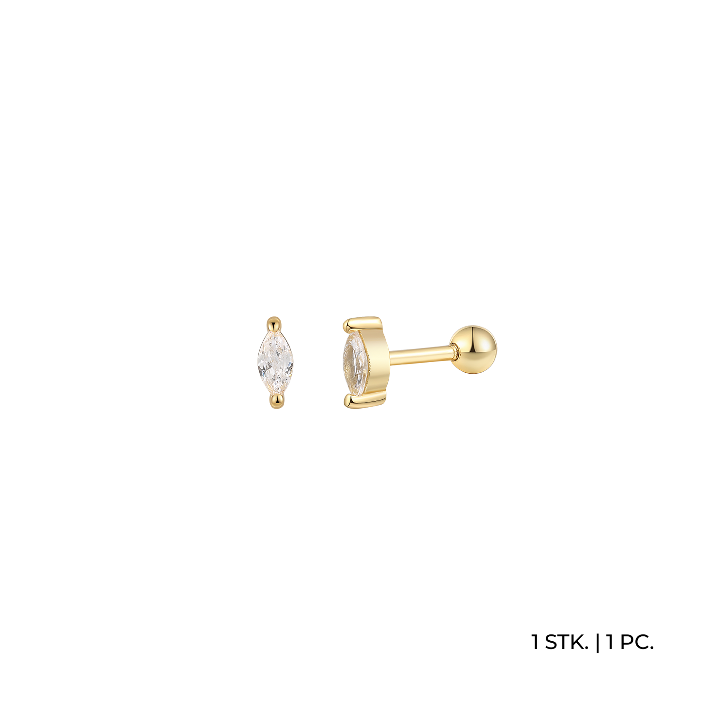 xenox-piercing-xs91462-aus-925-sterlingsilber-rhodiniert-mit-zirkonia image 2