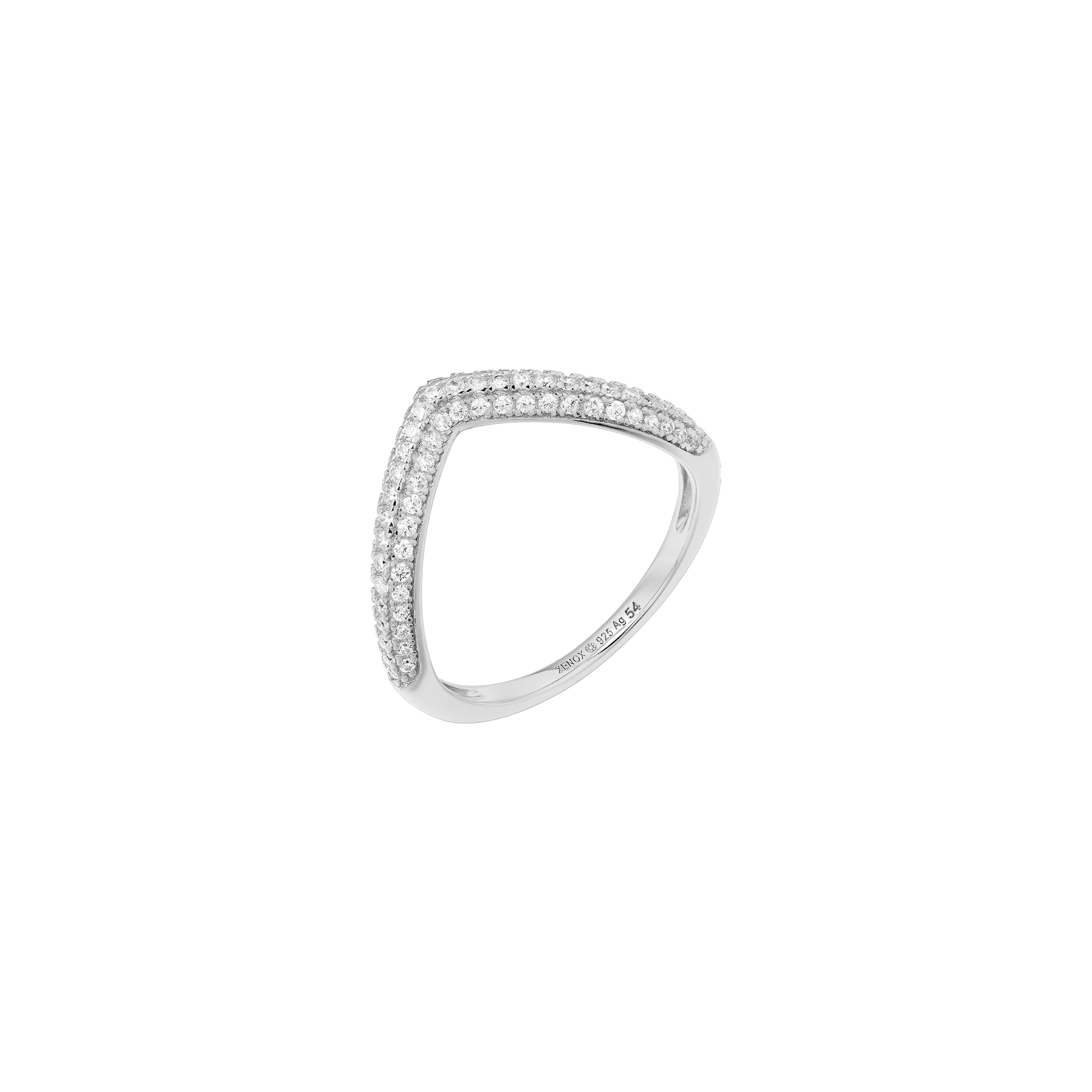 xenox-trilogy-ring-925-sterlingsilber-rhodiniert-xs91845 image 1