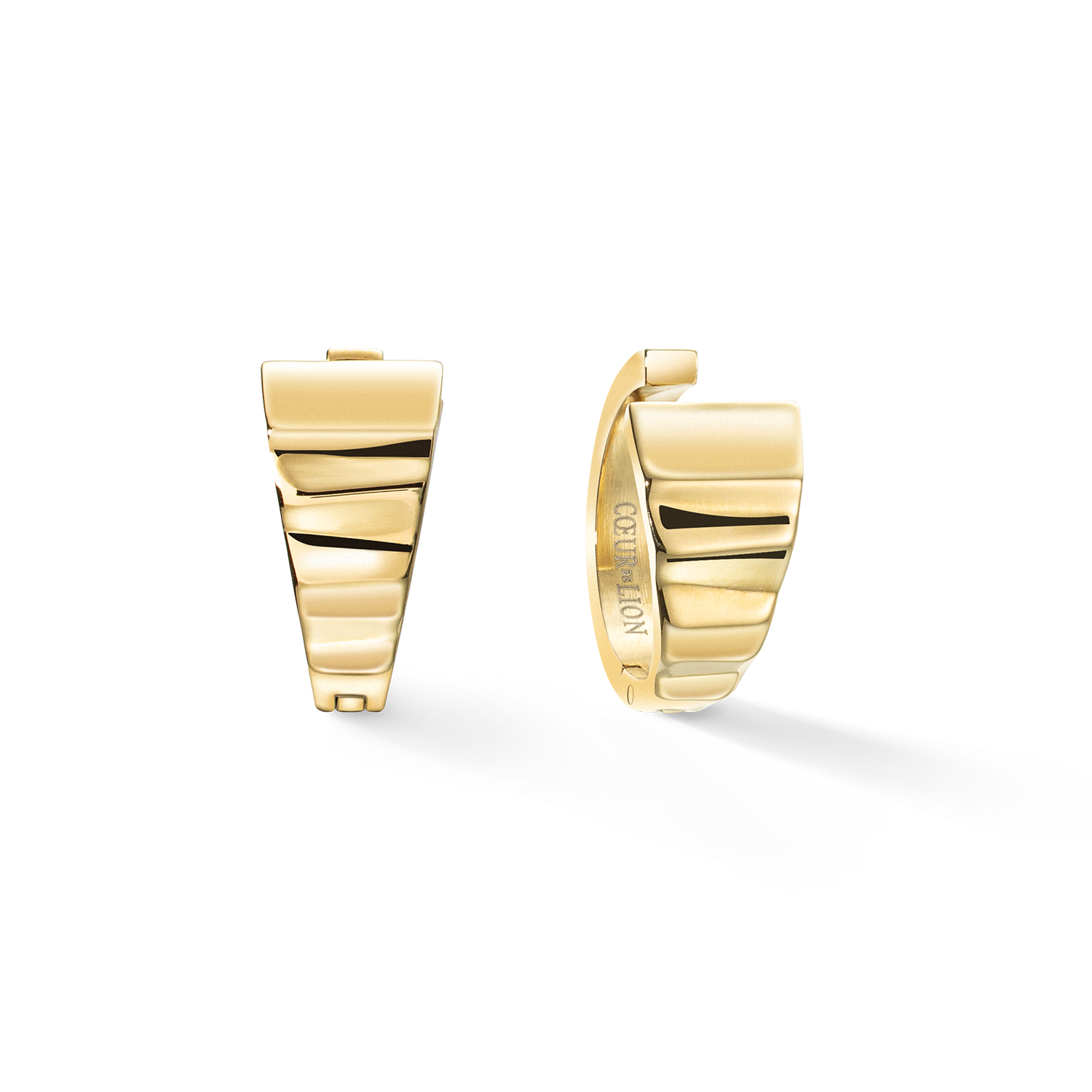 coeur-de-lion-iconic-collection-creole-wave-20-gold-edelstahl image 1