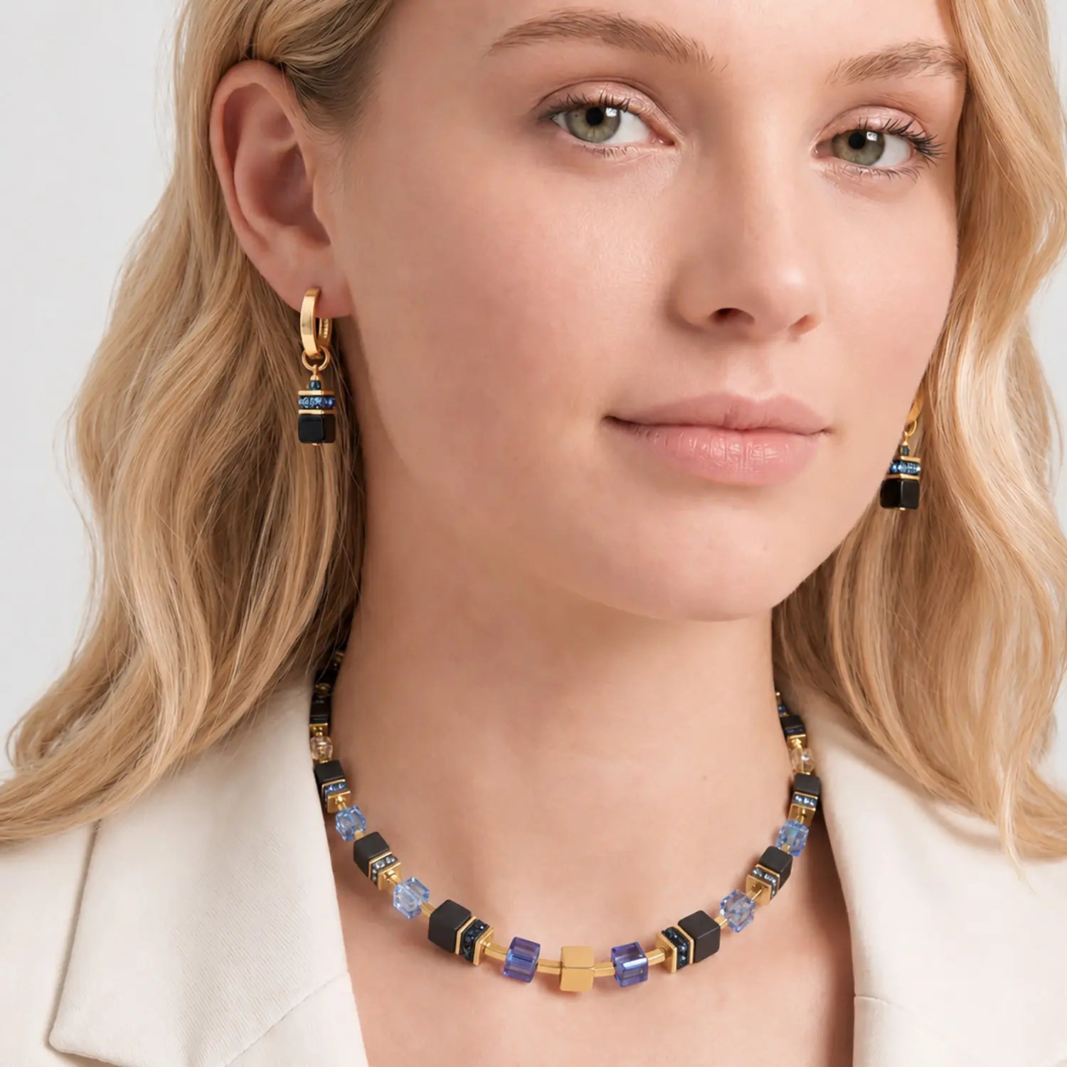 coeur-de-lion-geocube-precious-classic-creolen-midnight-blue-3-3-cm-edelstahl-go image 4
