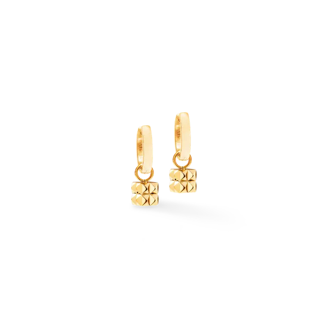 coeur-de-lion-ohrringe-creole-spikes-cube-gold image 1